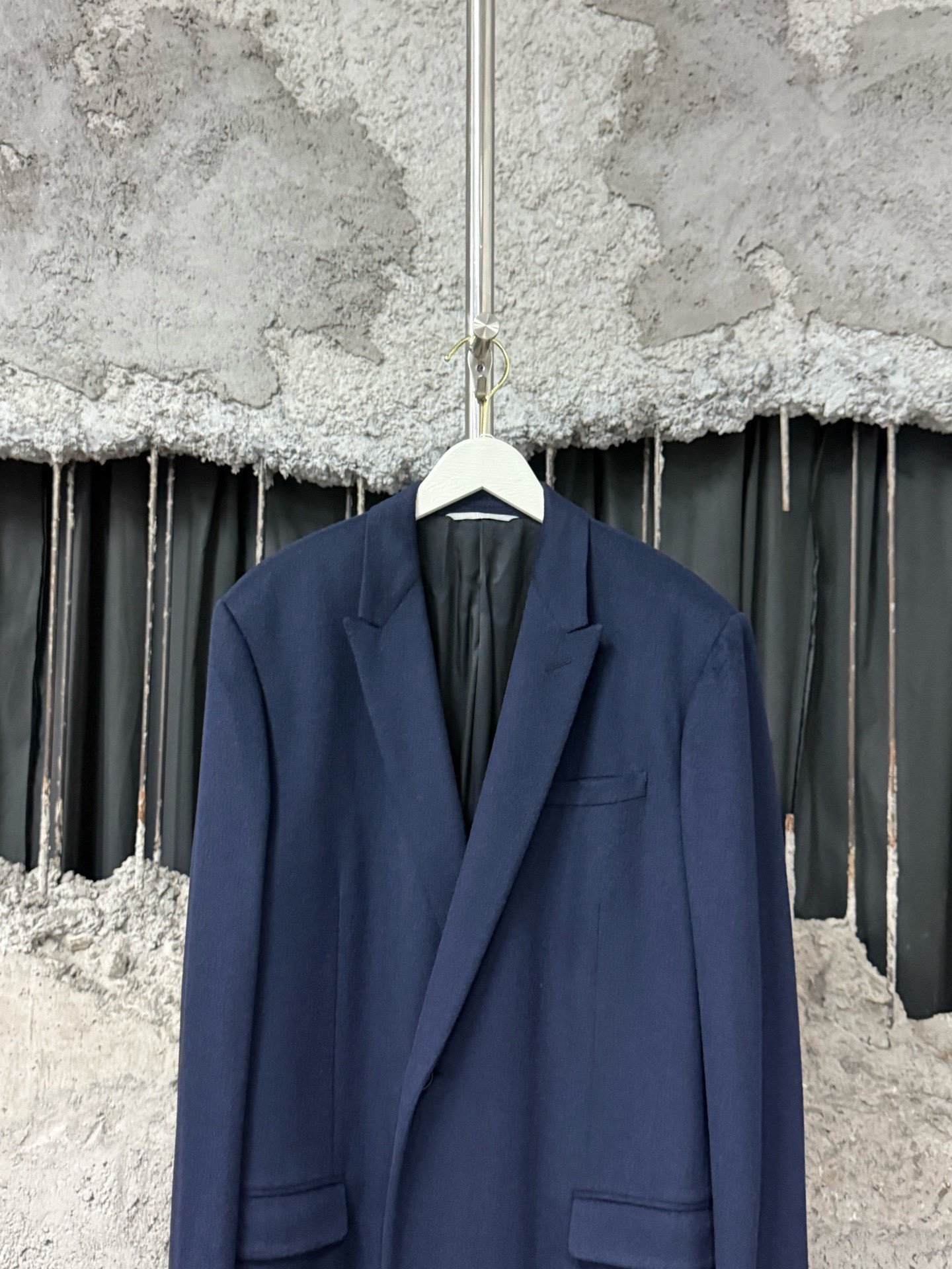 Dior Long Cashmere Coat — detail
