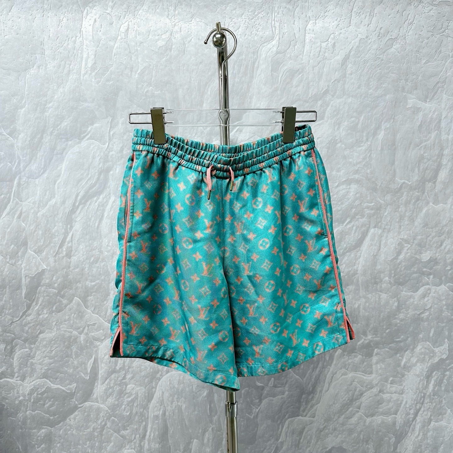 Louis Vuitton FW25 Monogram Silk Shorts
