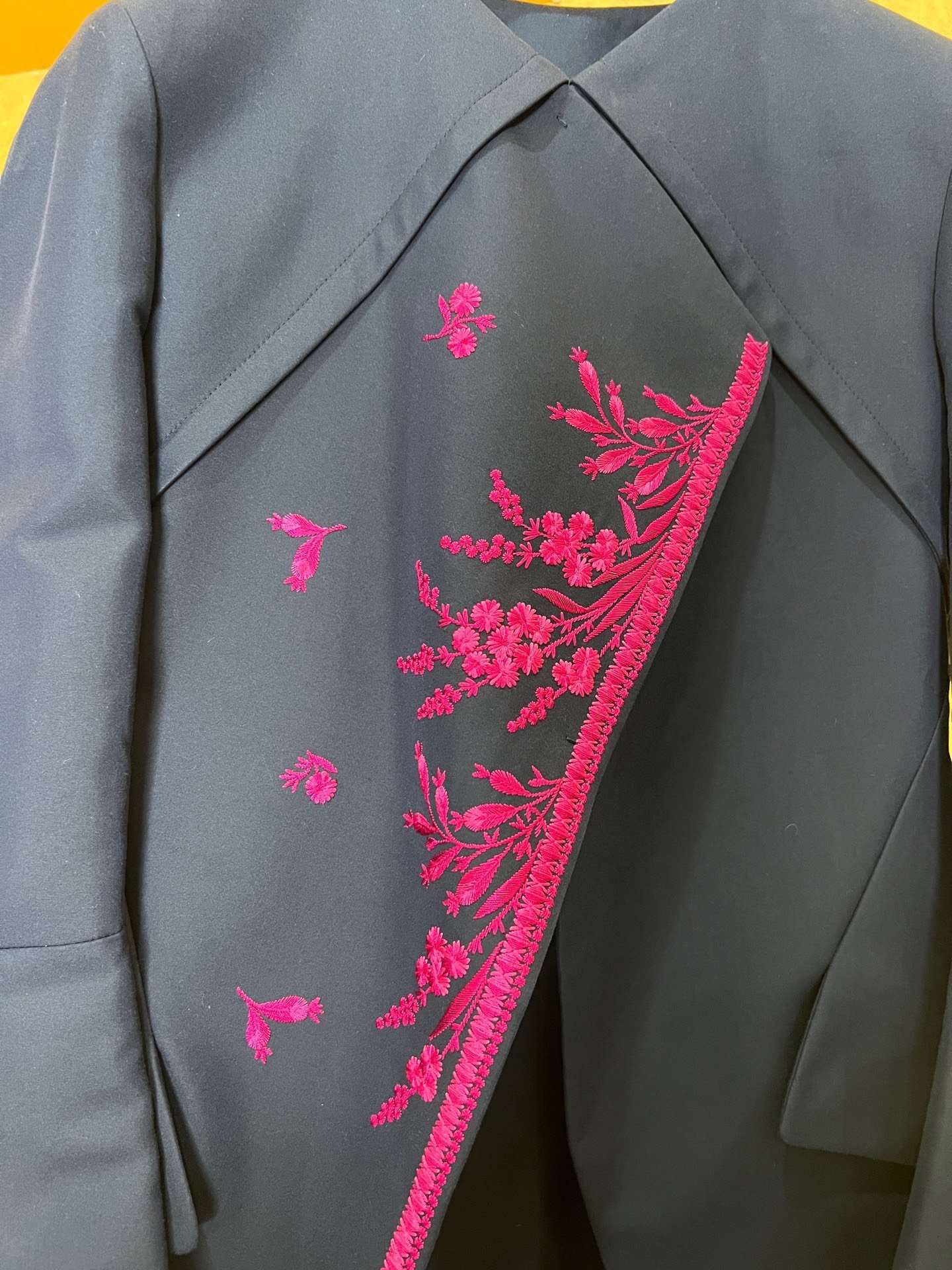 Dior Embroidered Coat — detail