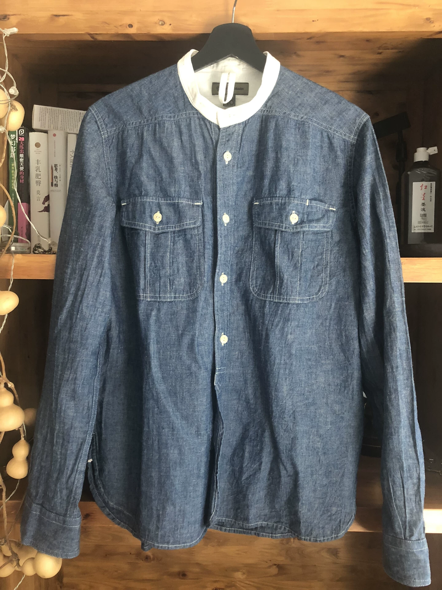 Nigel Cabourn Indigo Dyed Selvedge Shirt