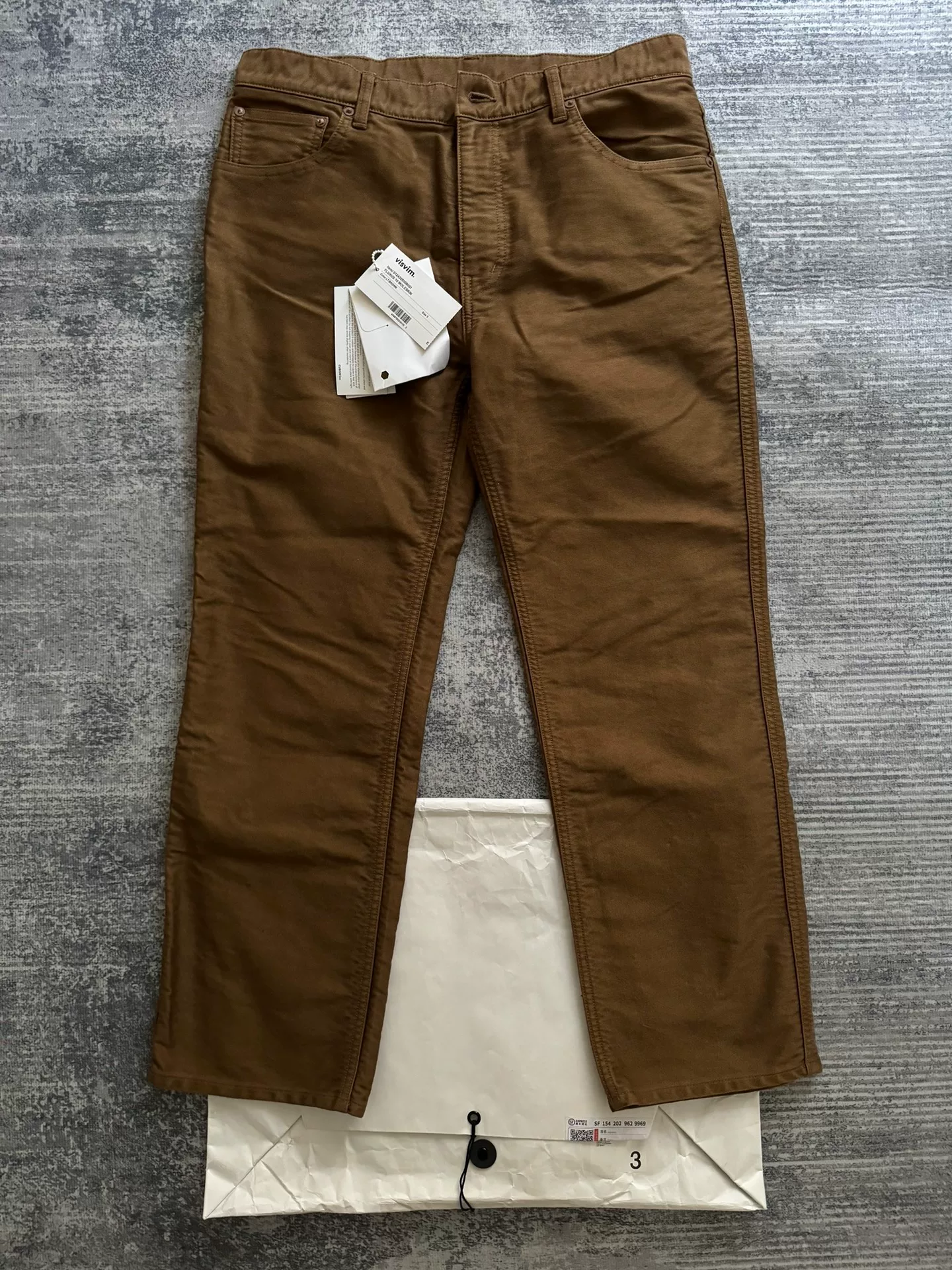 VISVIM 24AW FLUXUS 10 MOLESKIN