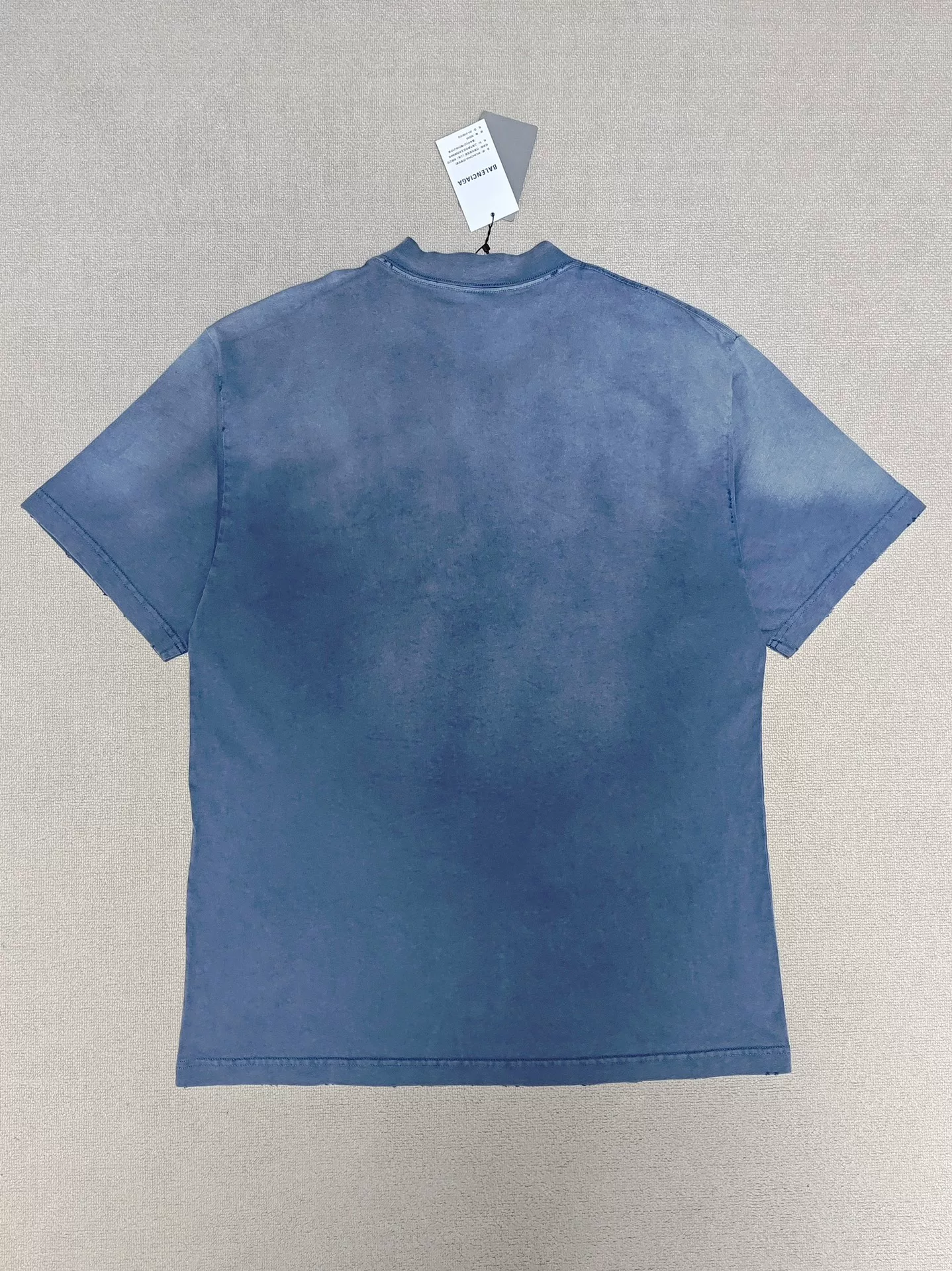 Balenciaga 23FW Berlin BEKIND Distressed T-Shirt — front