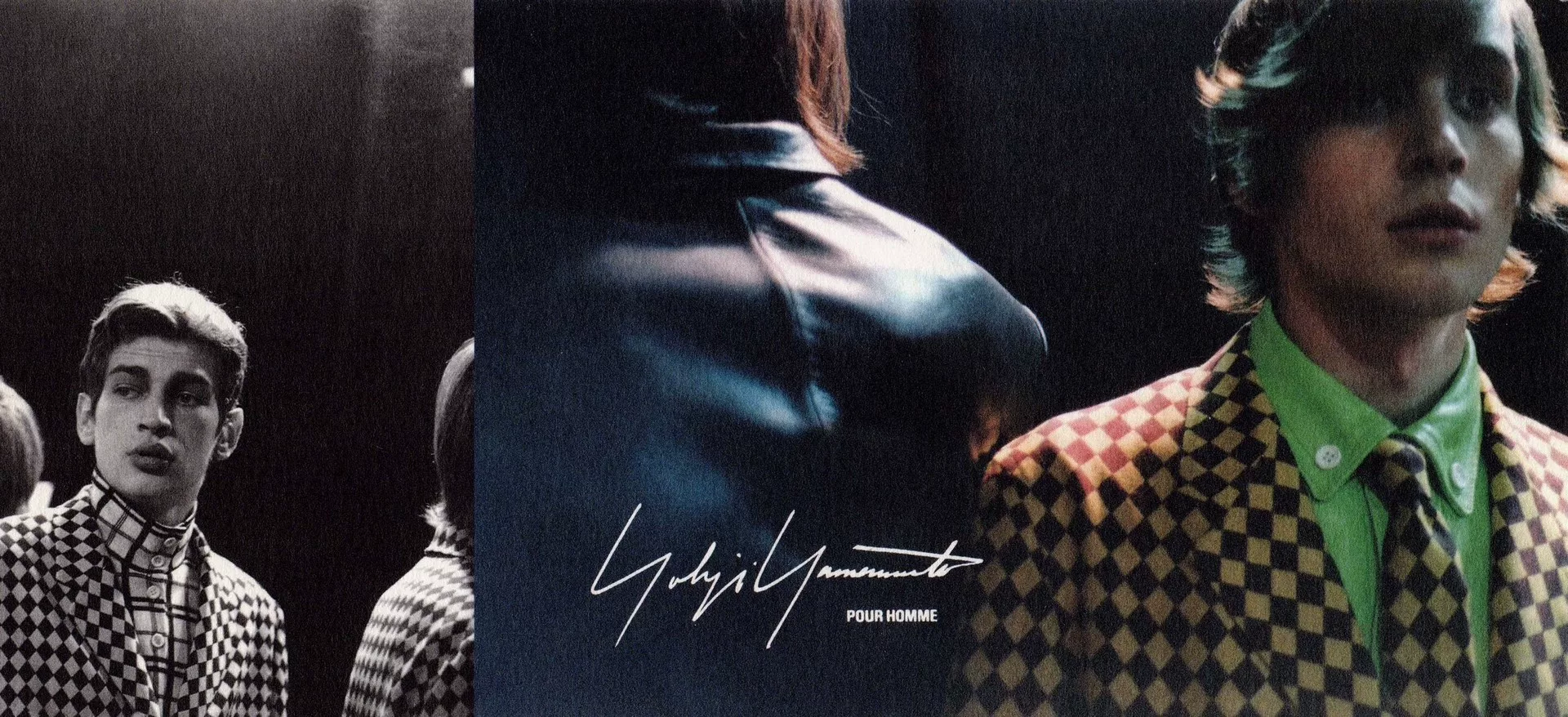 Yohji Yamamoto 1997AW Checkered Wool Suit — front