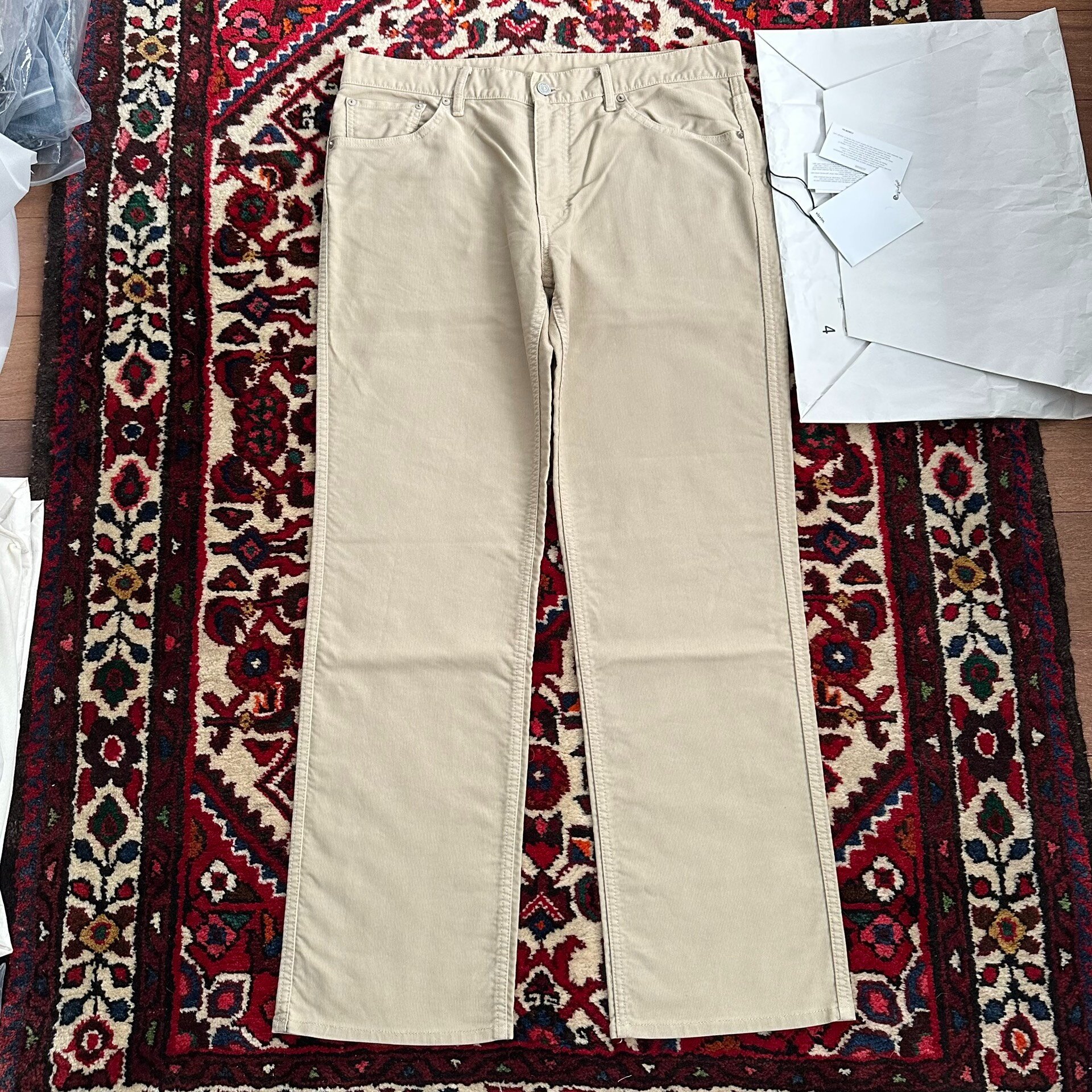 VISVIM 21SS FLUXUS 03 DMGD Pants — front