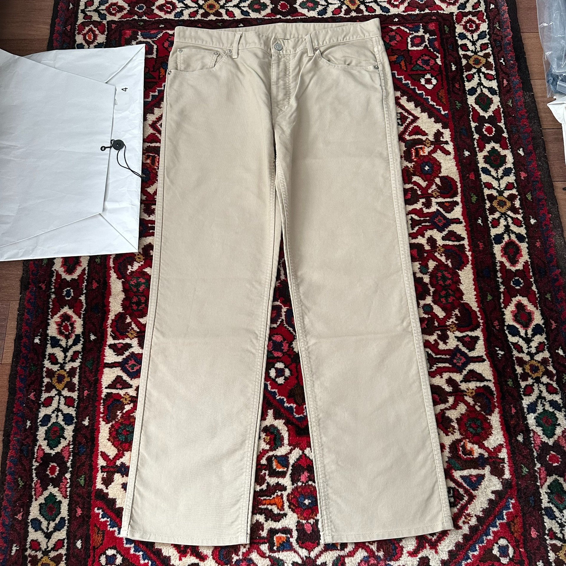 VISVIM 21SS FLUXUS 03 DMGD Pants — detail