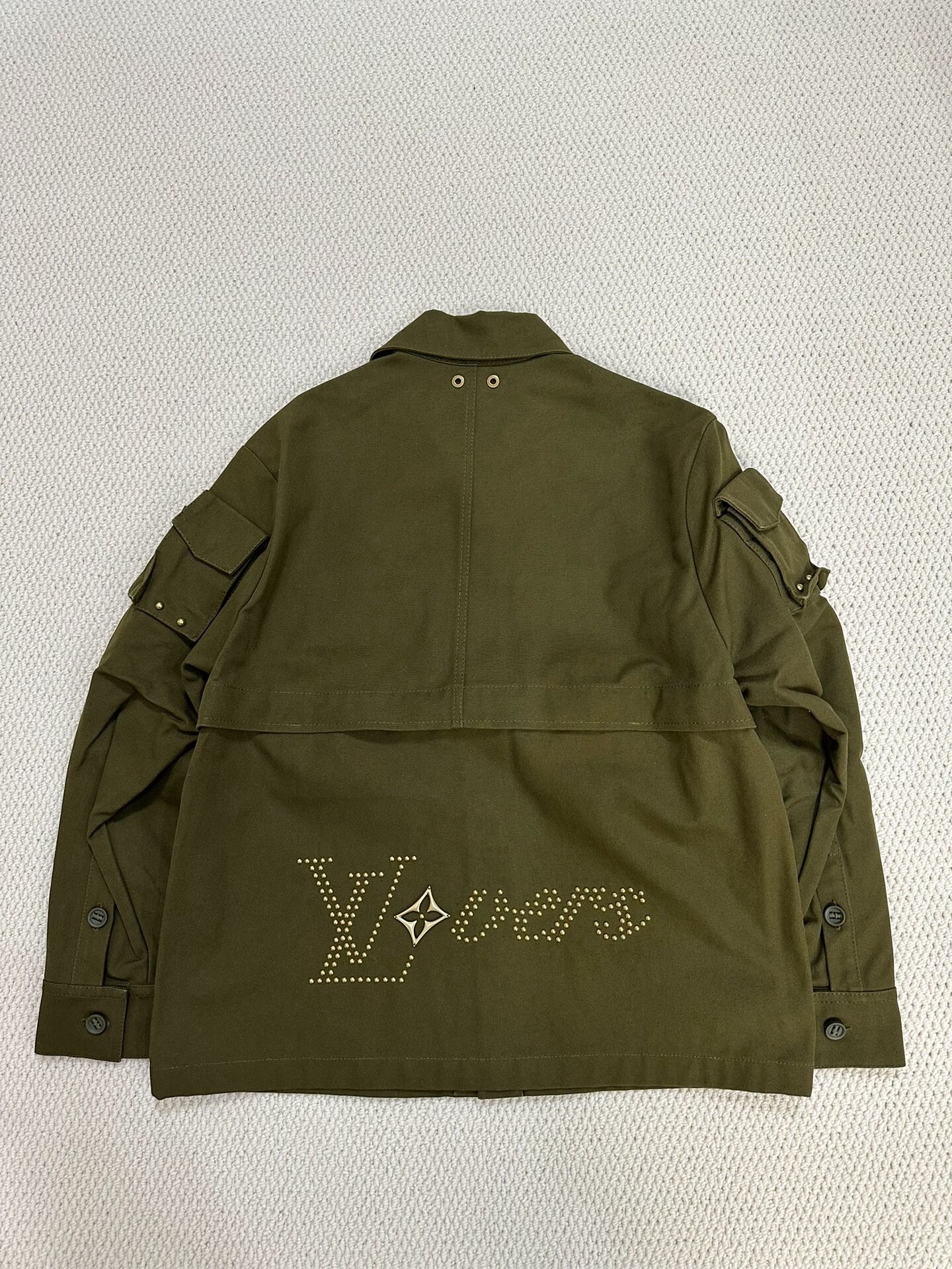 Louis Vuitton Lovers Cargo Jacket Wang Hedi — front
