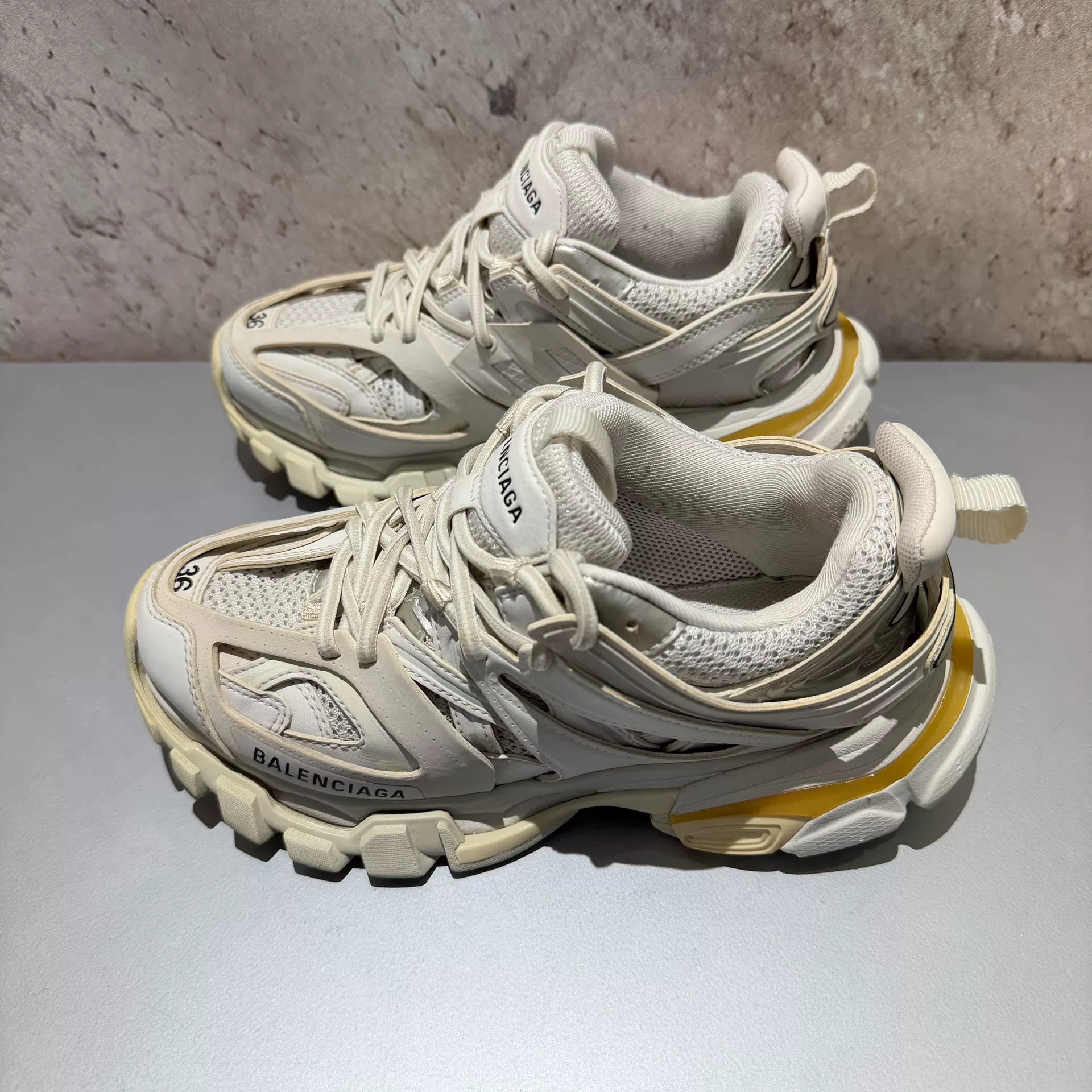 Balenciaga Track White Dad Shoes 36 — detail