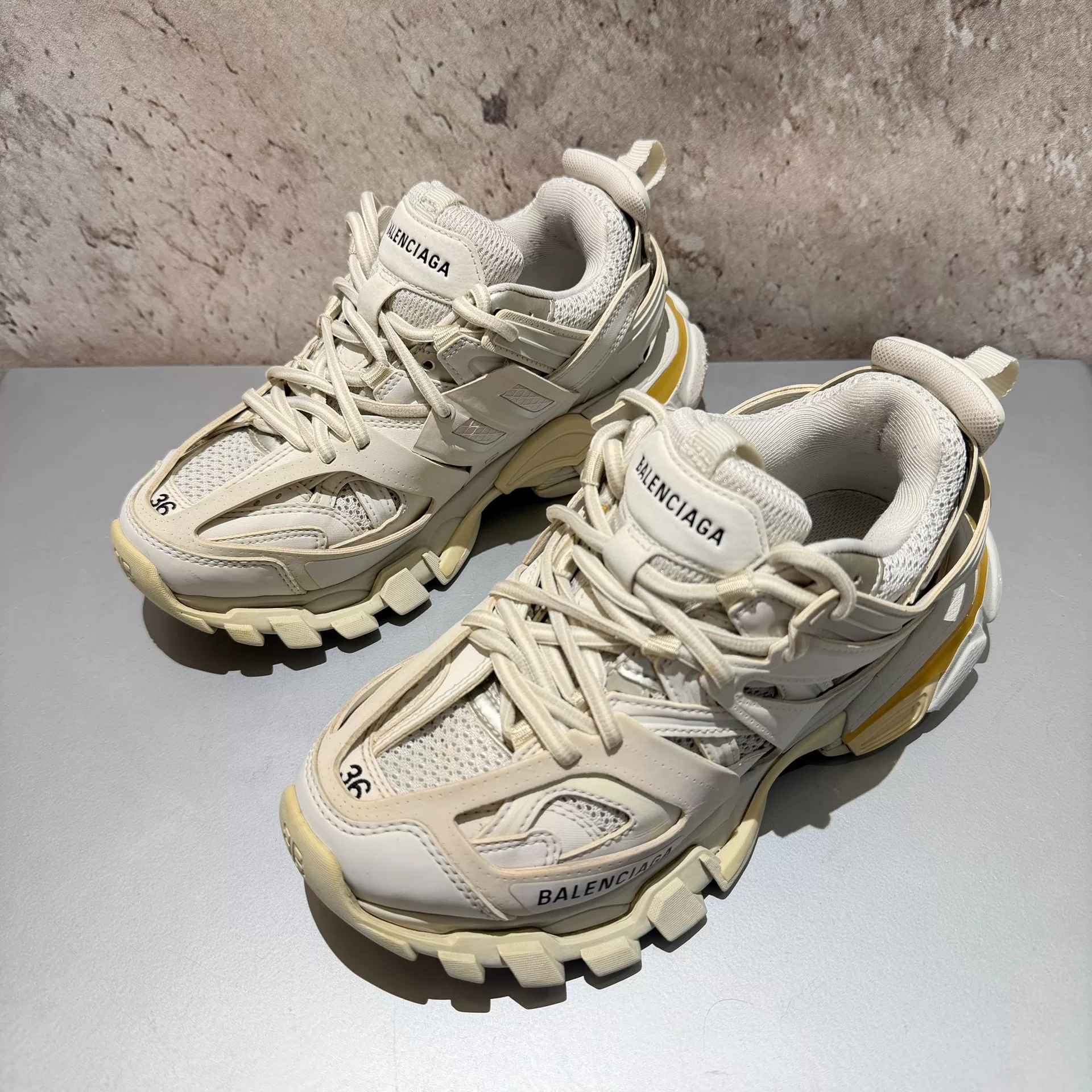 Balenciaga Track White Dad Shoes 36
