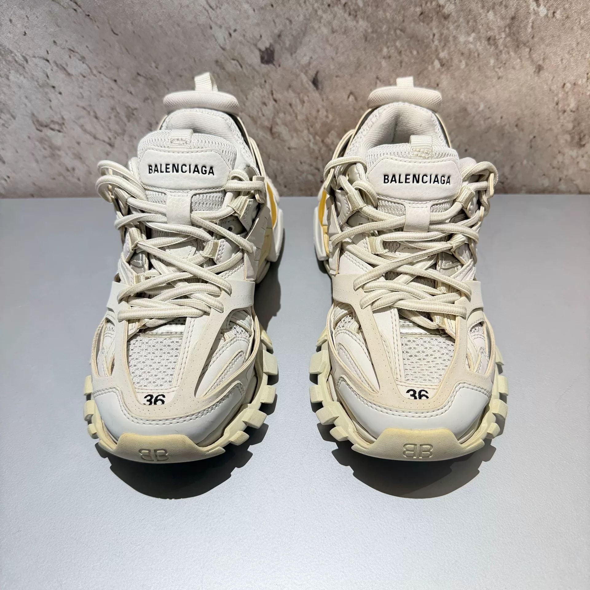 Balenciaga Track White Dad Shoes 36 — front