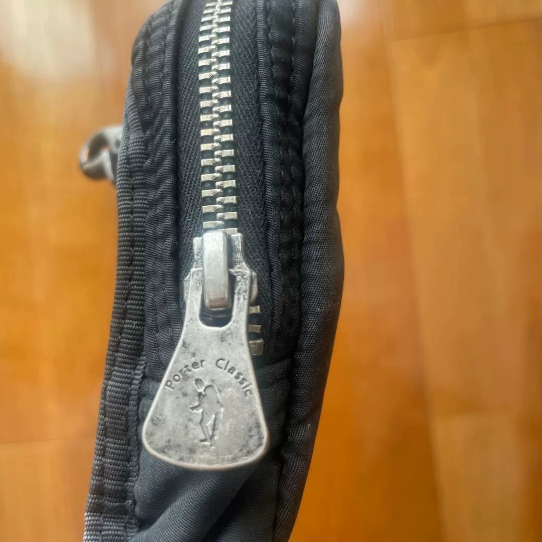 PORTER CLASSIC 3way Small Zipper Bag — detail