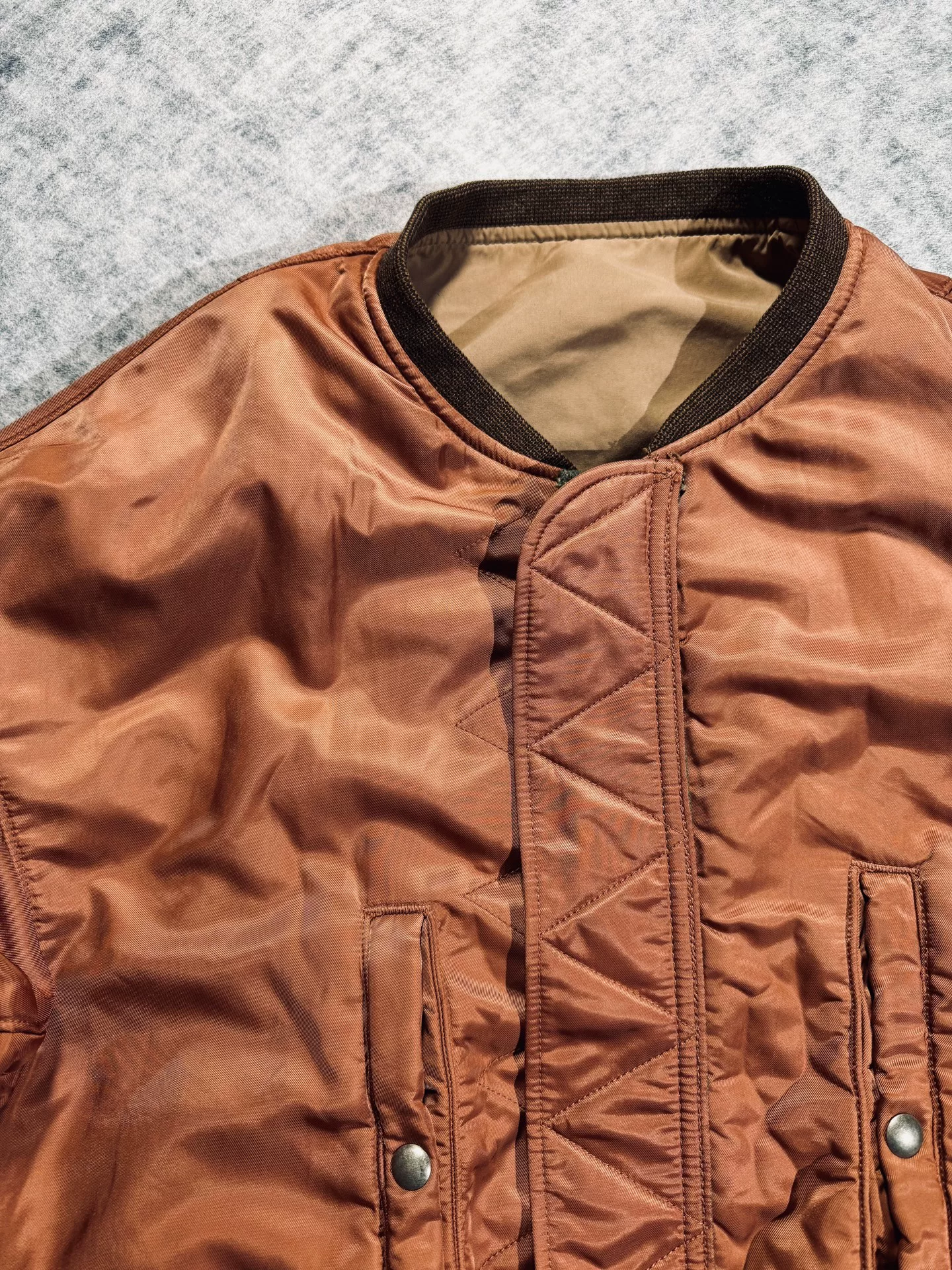 Visvim Thorson Jkt MA1 23AW Spot — detail
