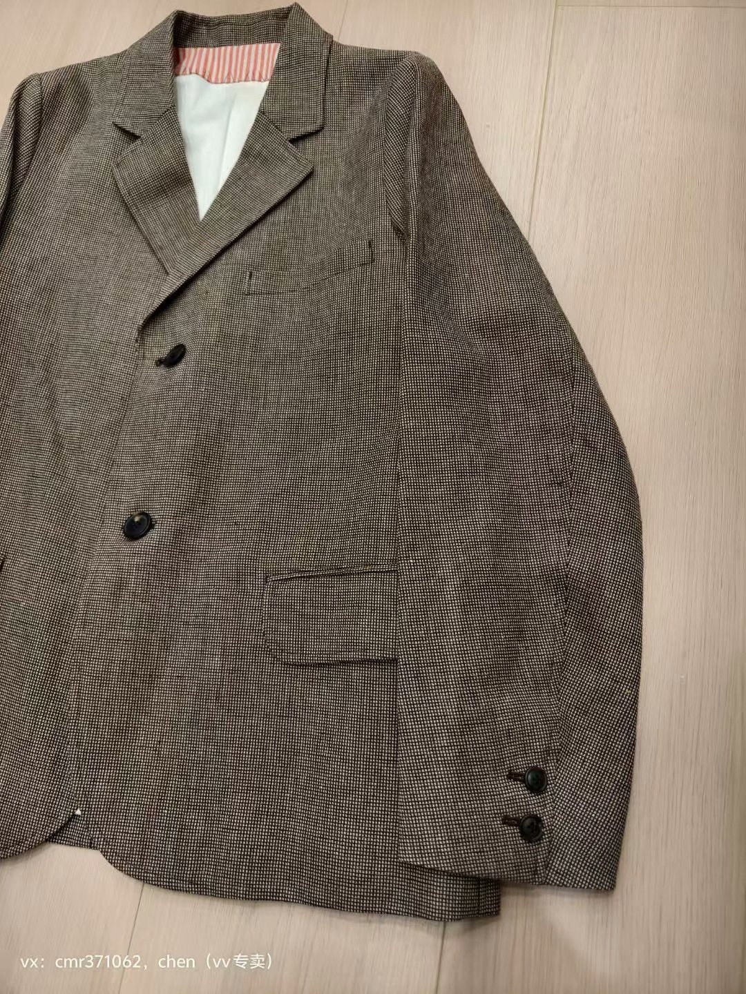 VISVIM 20SS SOLEBURY CHECK BLAZER — detail