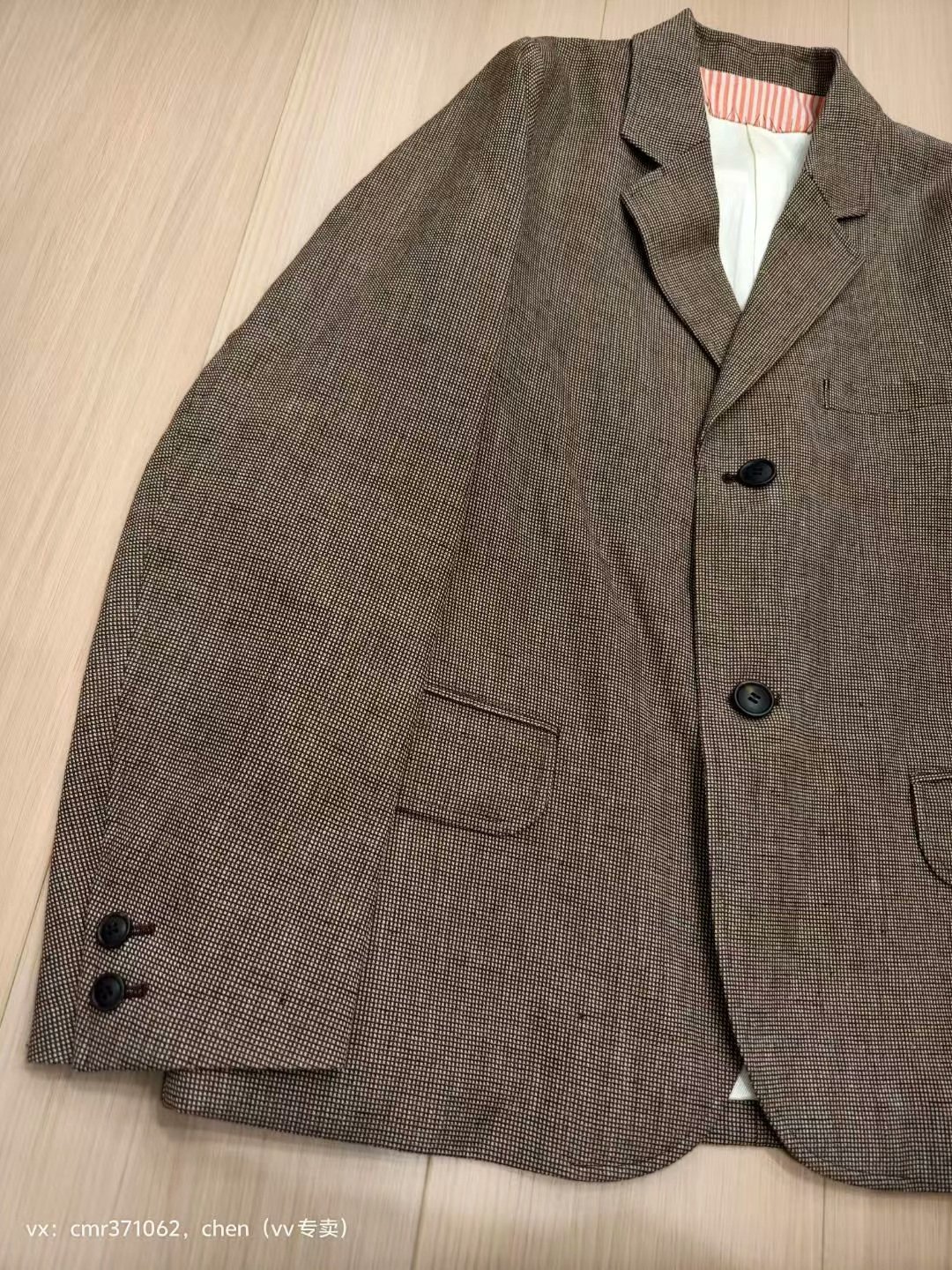 VISVIM 20SS SOLEBURY CHECK BLAZER — front