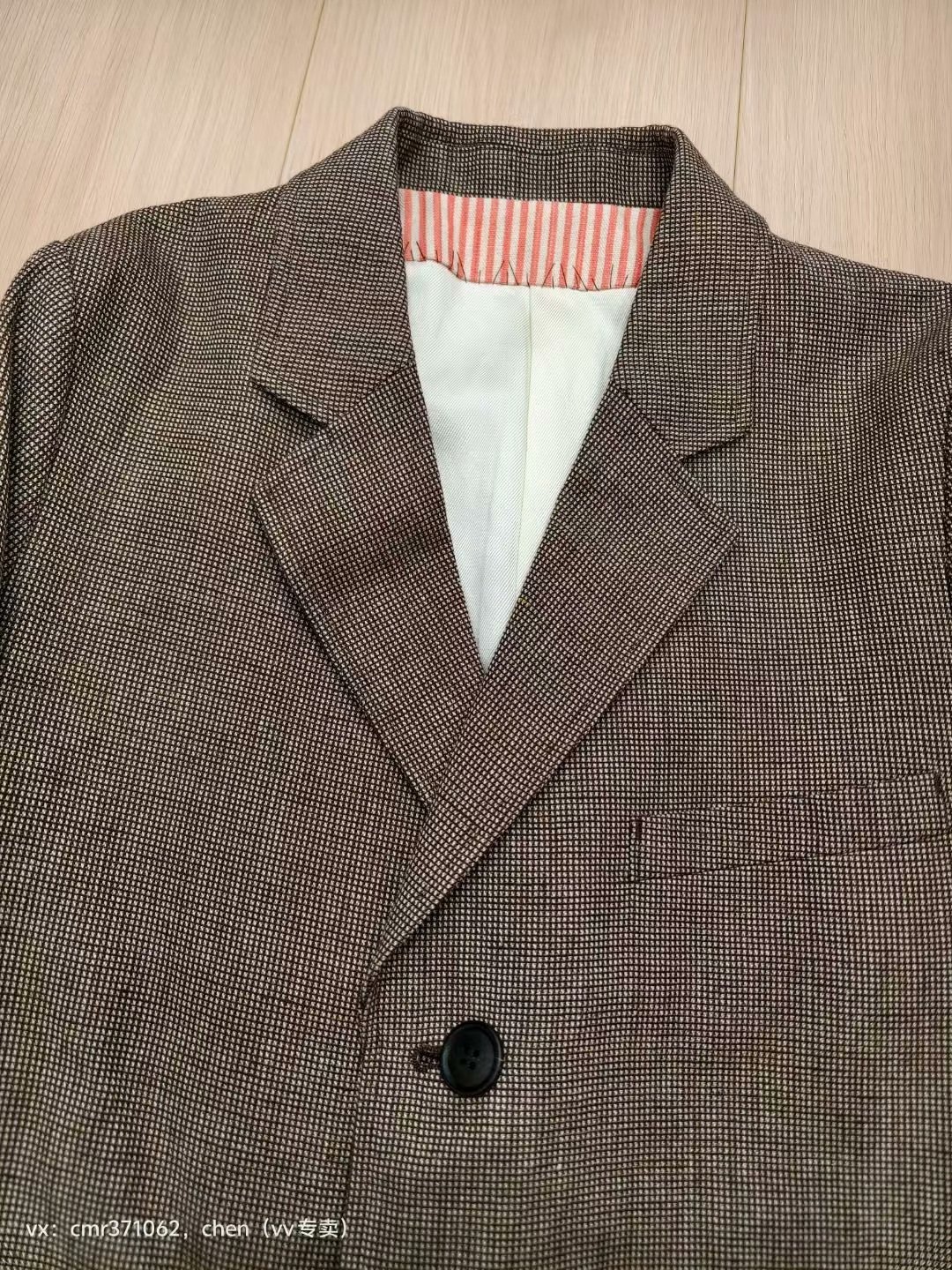 VISVIM 20SS SOLEBURY CHECK BLAZER — back