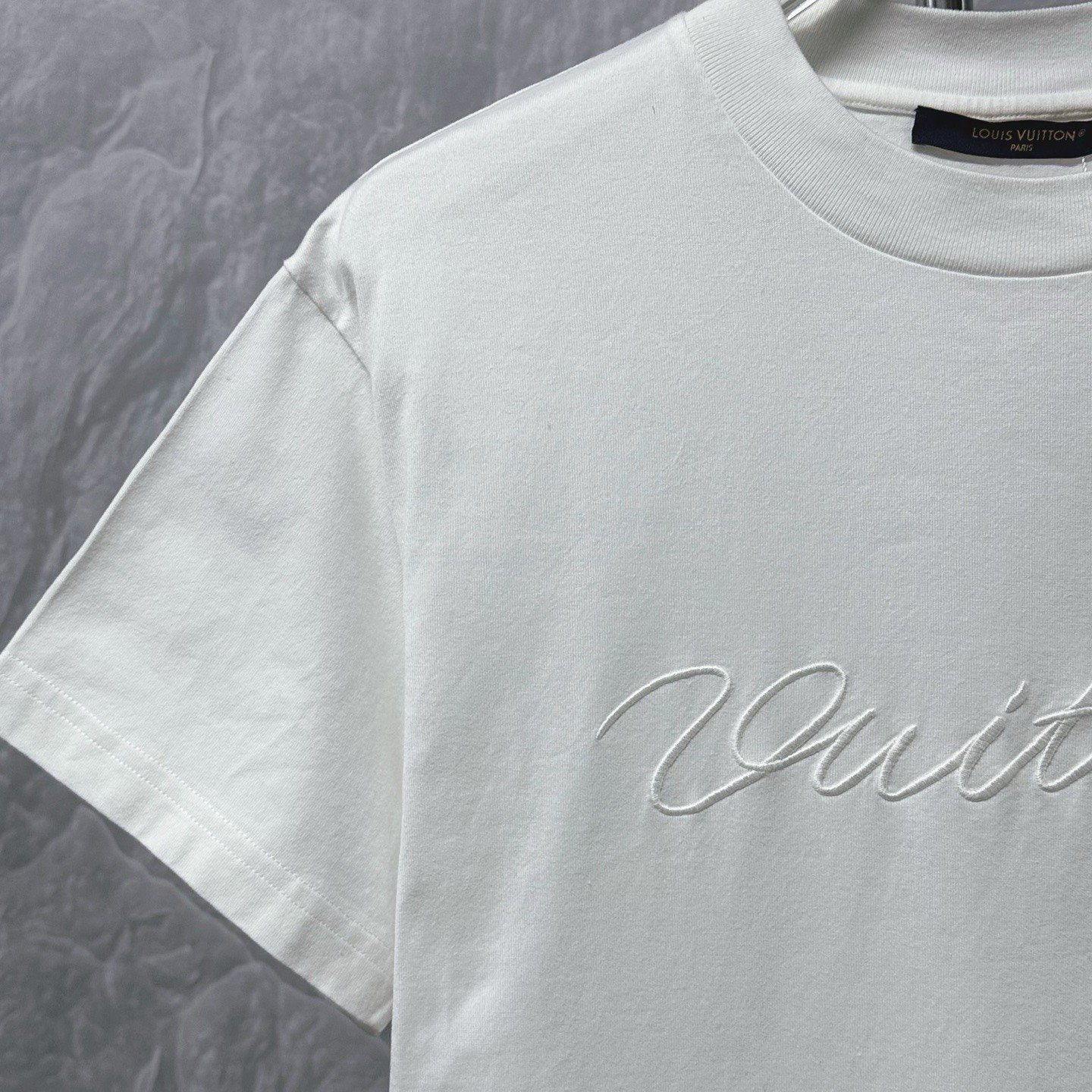 Louis Vuitton SS26 Hand-Signed Embroidery Tee — back