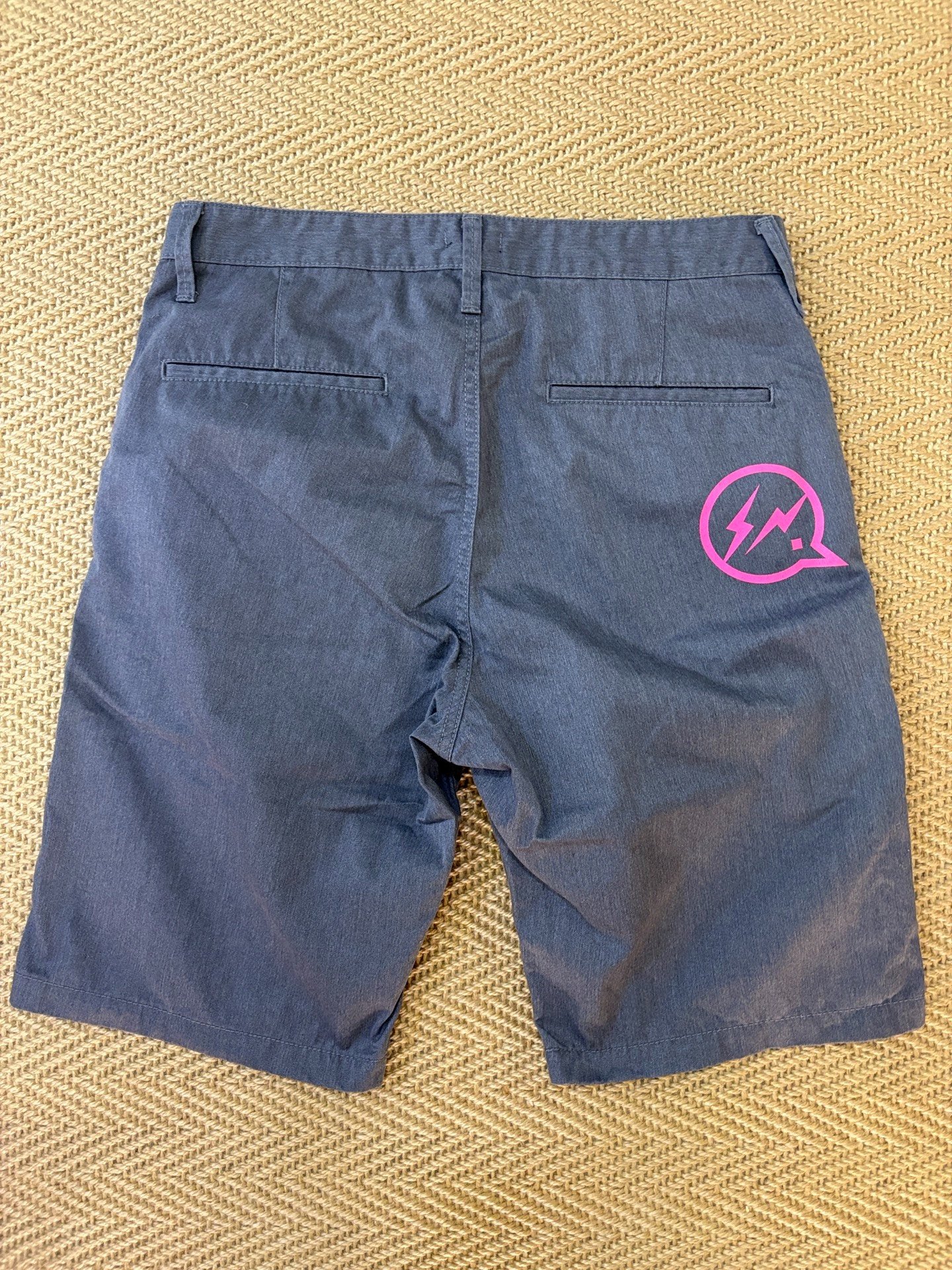 Denim by Vanquish & Fragment Pink Sparkle Shorts