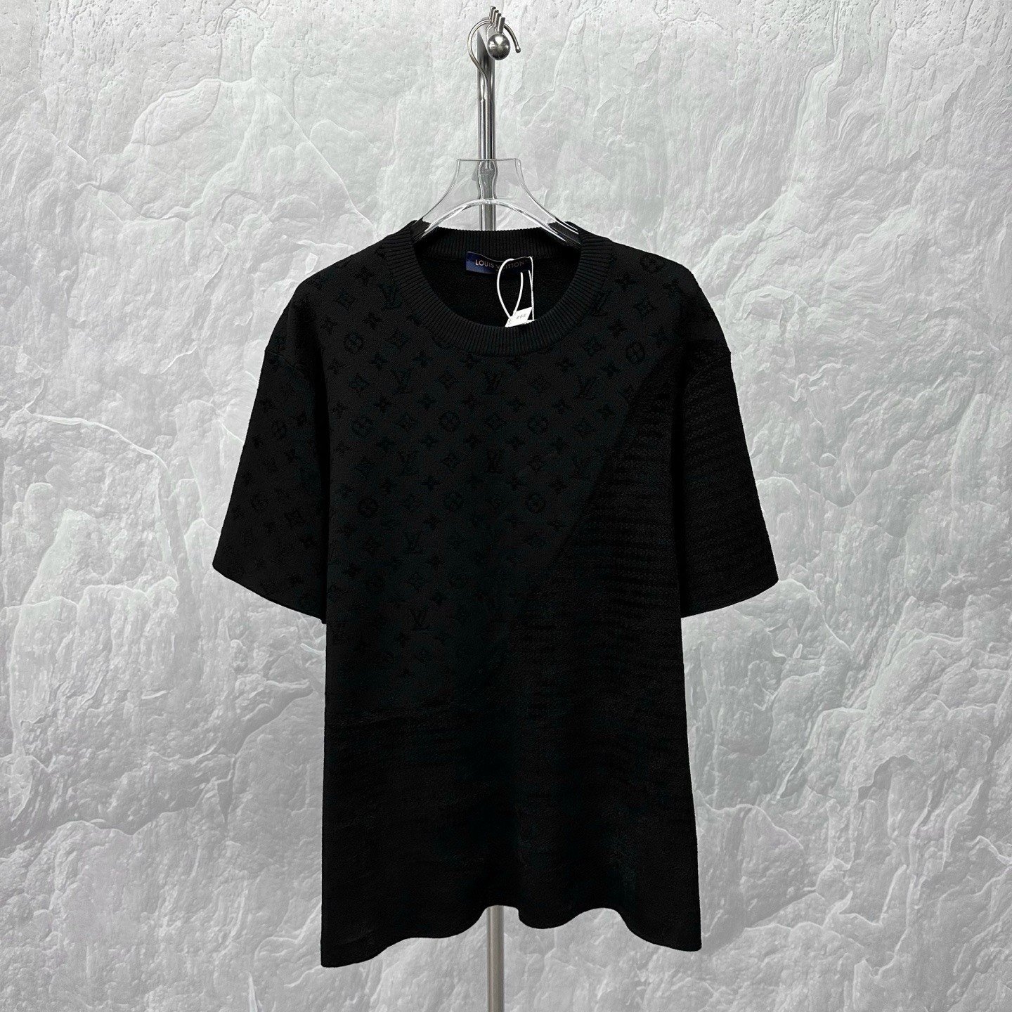 Louis Vuitton SS25 Flocked Jacquard Short Sleeve