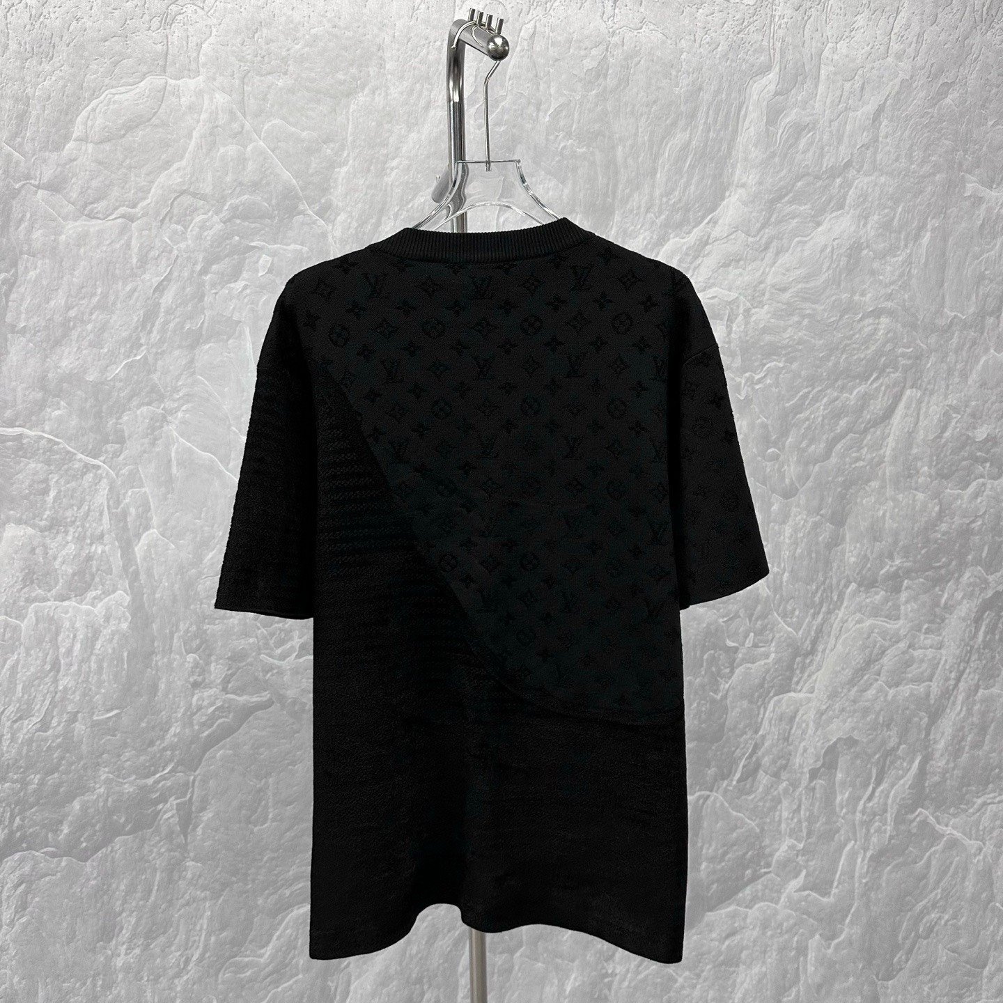 Louis Vuitton SS25 Flocked Jacquard Short Sleeve — back