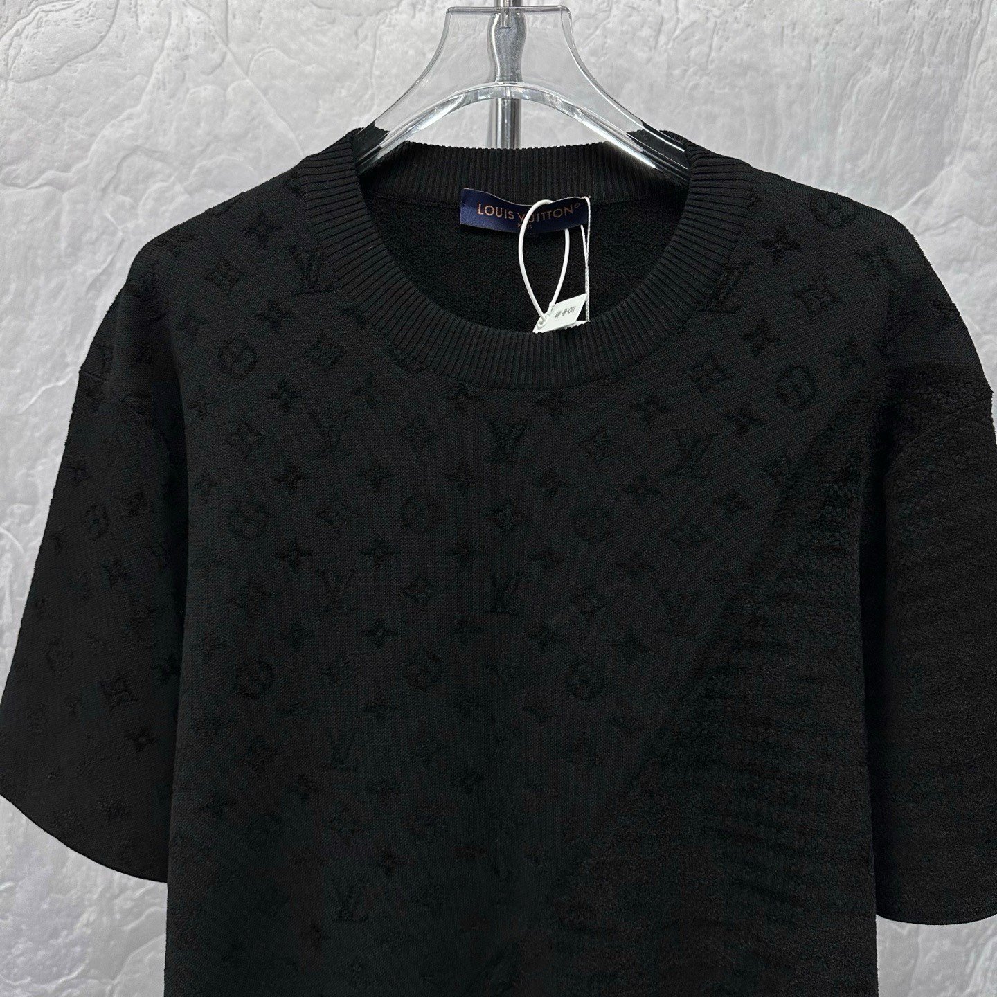 Louis Vuitton SS25 Flocked Jacquard Short Sleeve — front