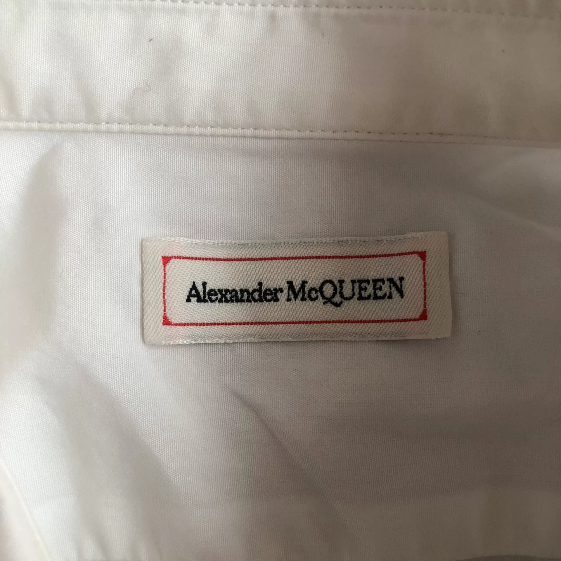 Alexander McQueen Floral Embroidery Shirt — detail