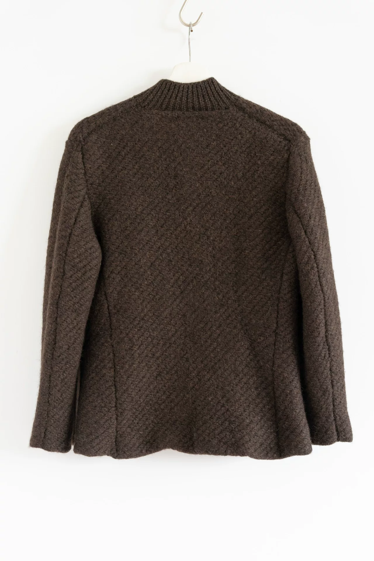 Yohji Yamamoto 01AW Mafia Sweater Coat — front