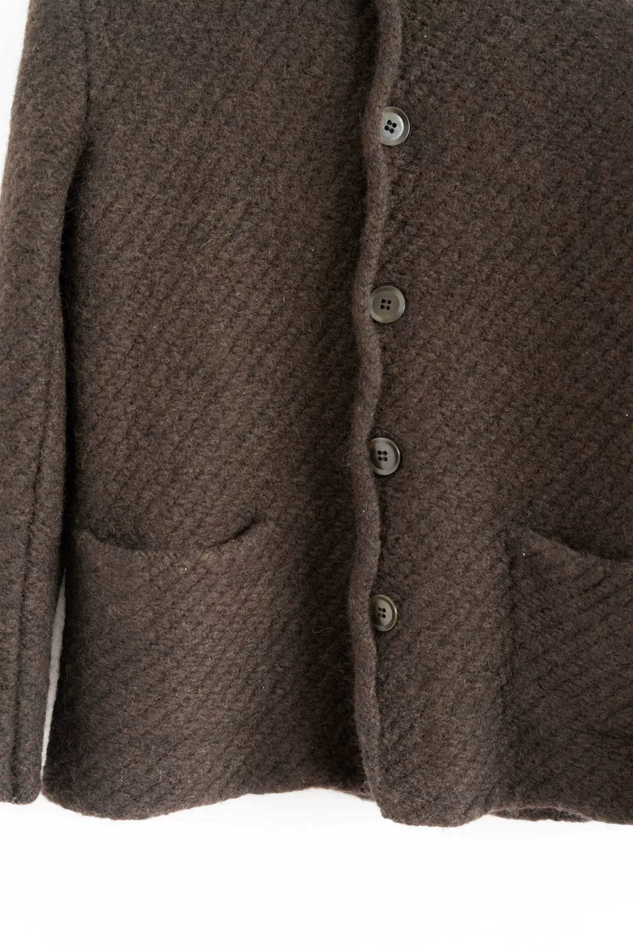 Yohji Yamamoto 01AW Mafia Sweater Coat — back
