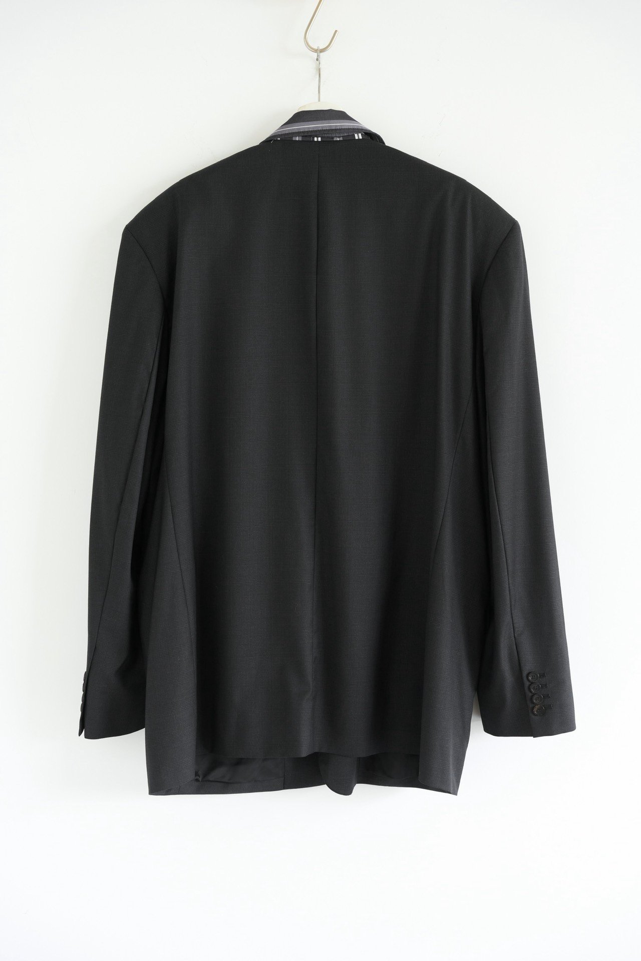Balenciaga 21ss Striped Cuban Collar Suit — front