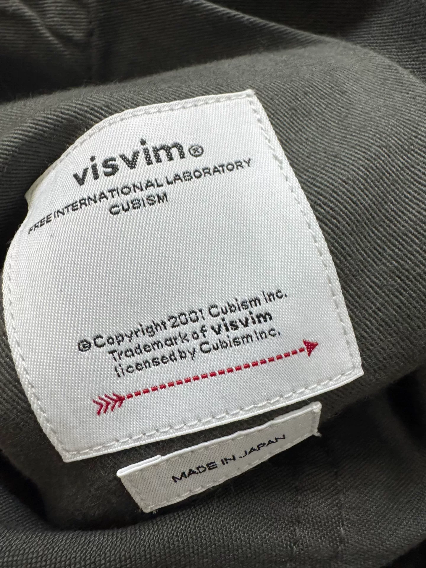 VISVIM 24AW FLUXUS 10 MOLESKIN — front