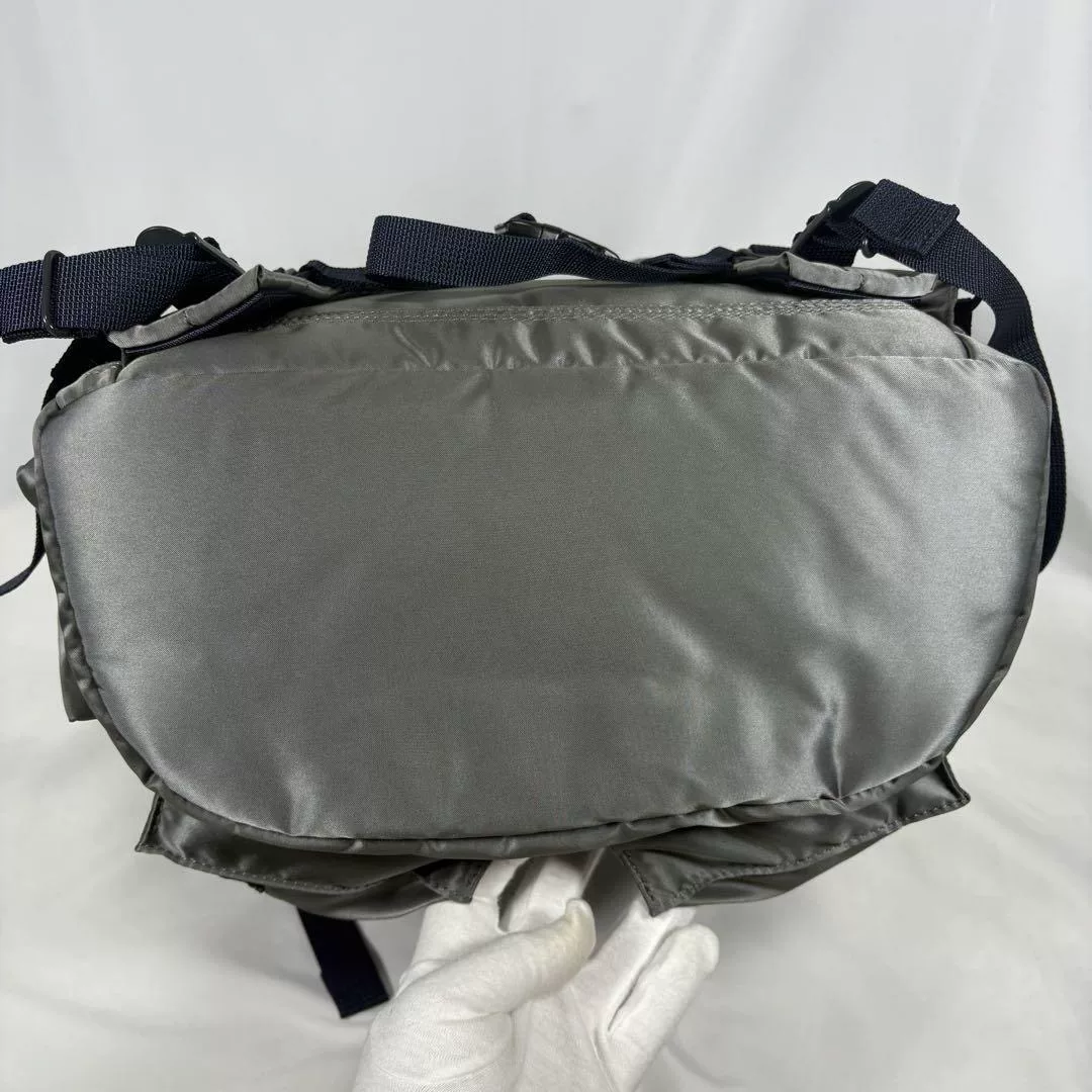 Porter PX Tanker Silver-Gray Backpack — back