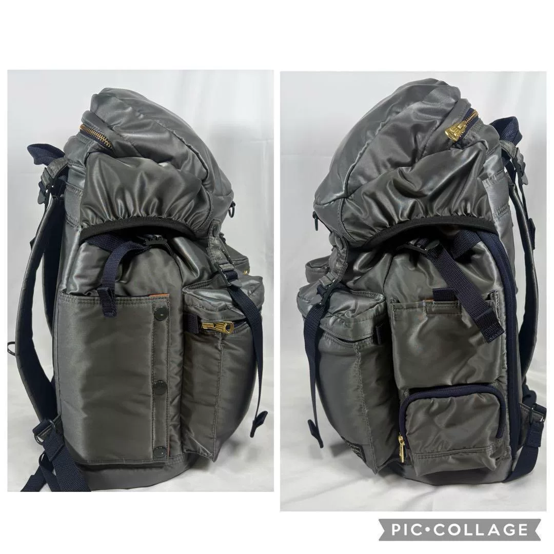 Porter PX Tanker Silver-Gray Backpack — detail