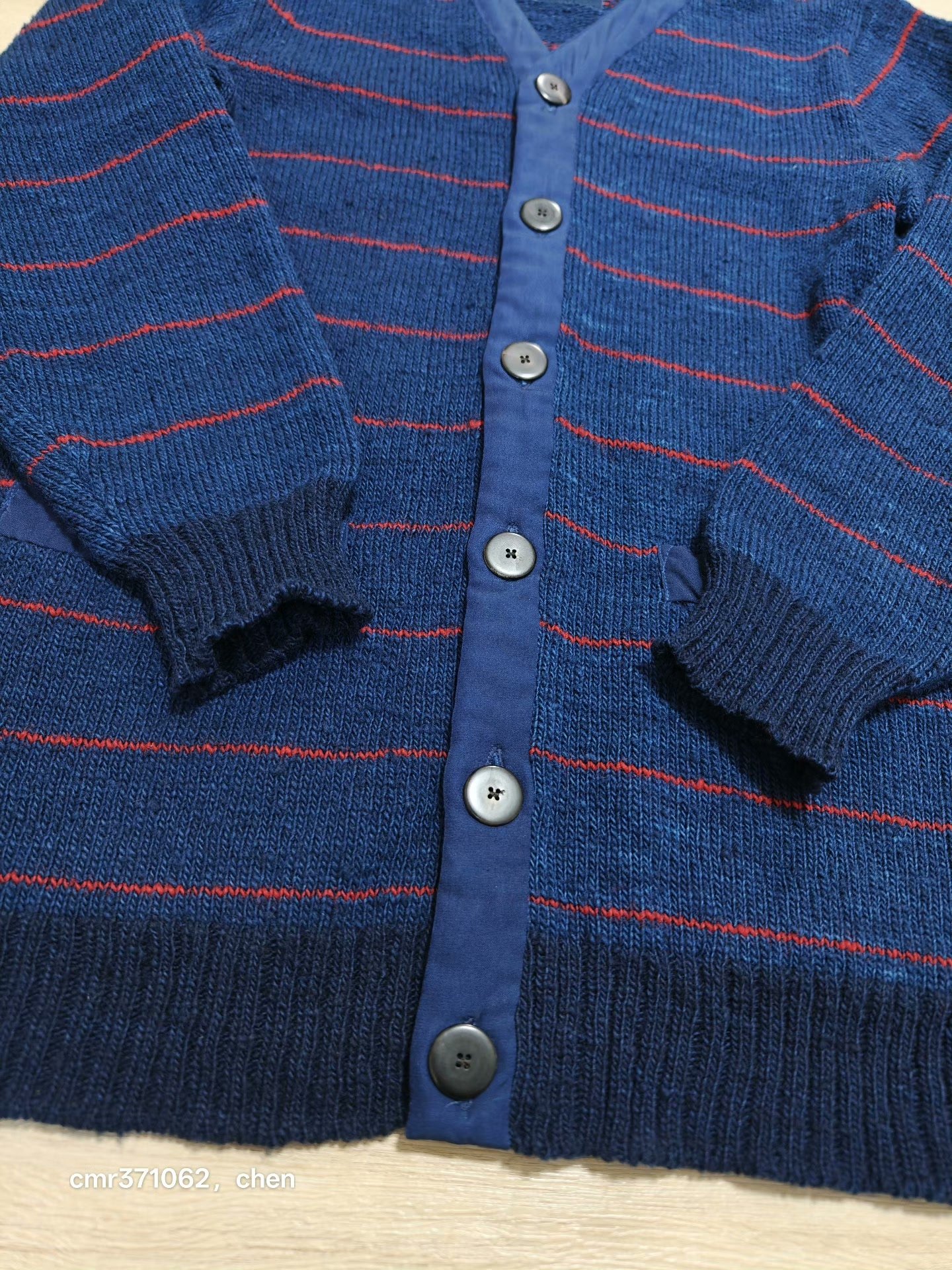 VISVIM 16 ICT LONG CARDIGAN N.D. — label