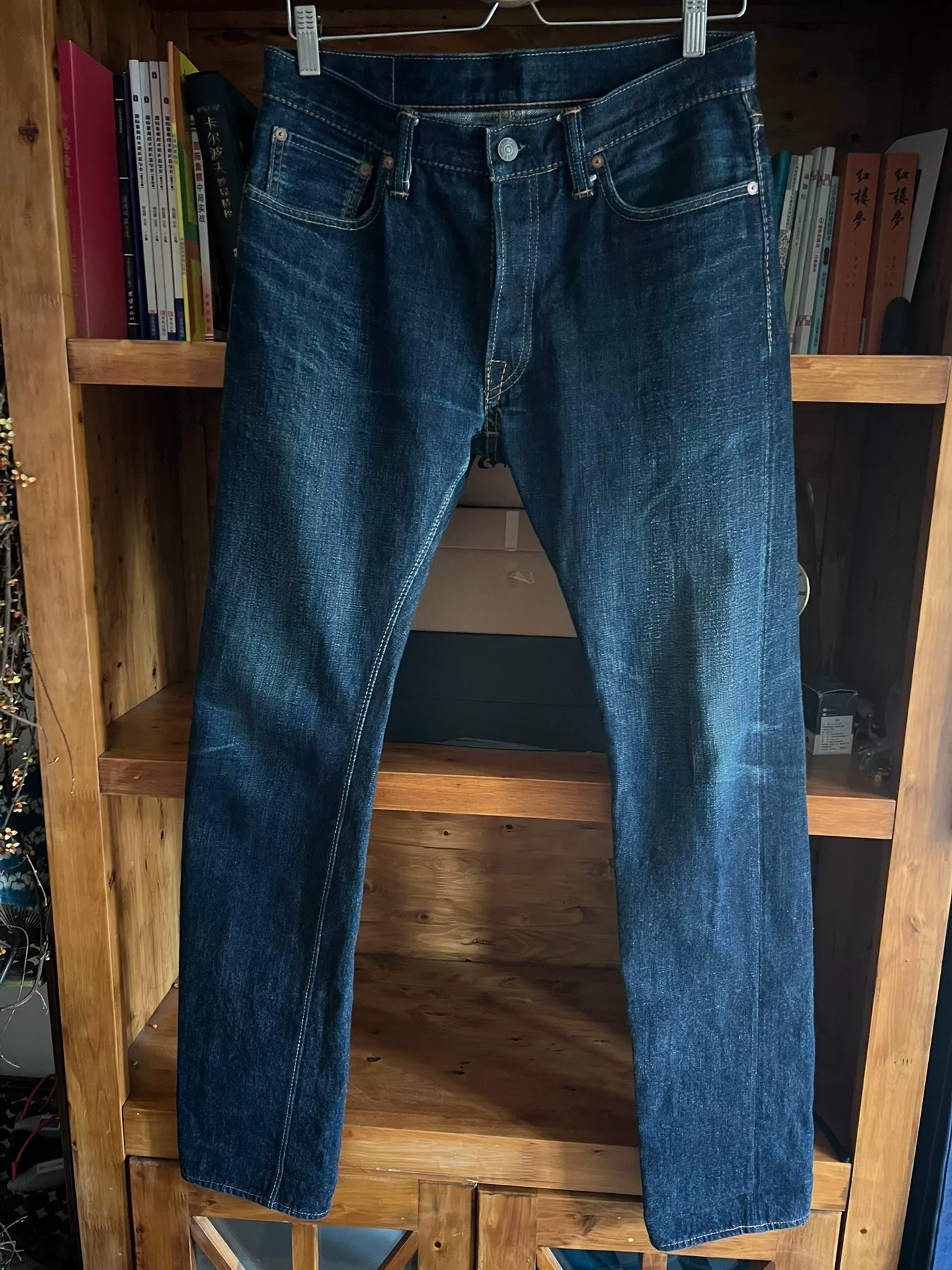 Pure Blue Japan Straight Selvedge Jeans