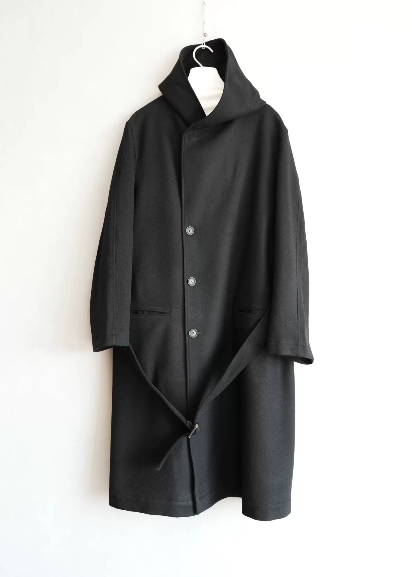 Yohji Yamamoto Regulation Boxer Robe Coat — back