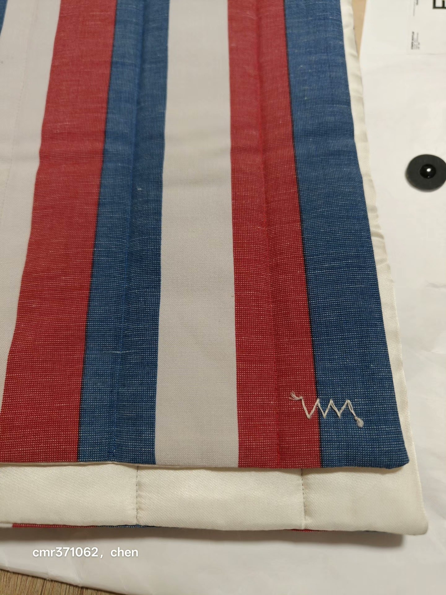 VISVIM 20AW Stripes Muffler — front