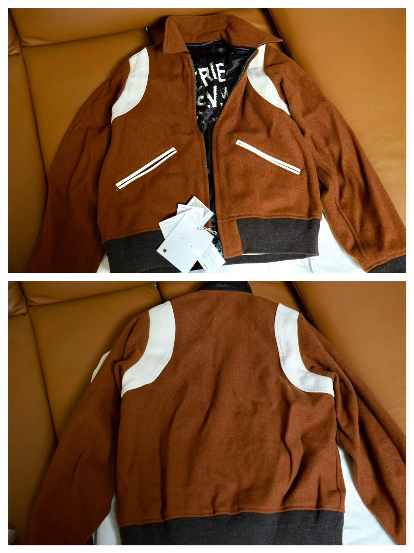 Visvim TROUPE JKT VNTG TWEED Bomber — detail