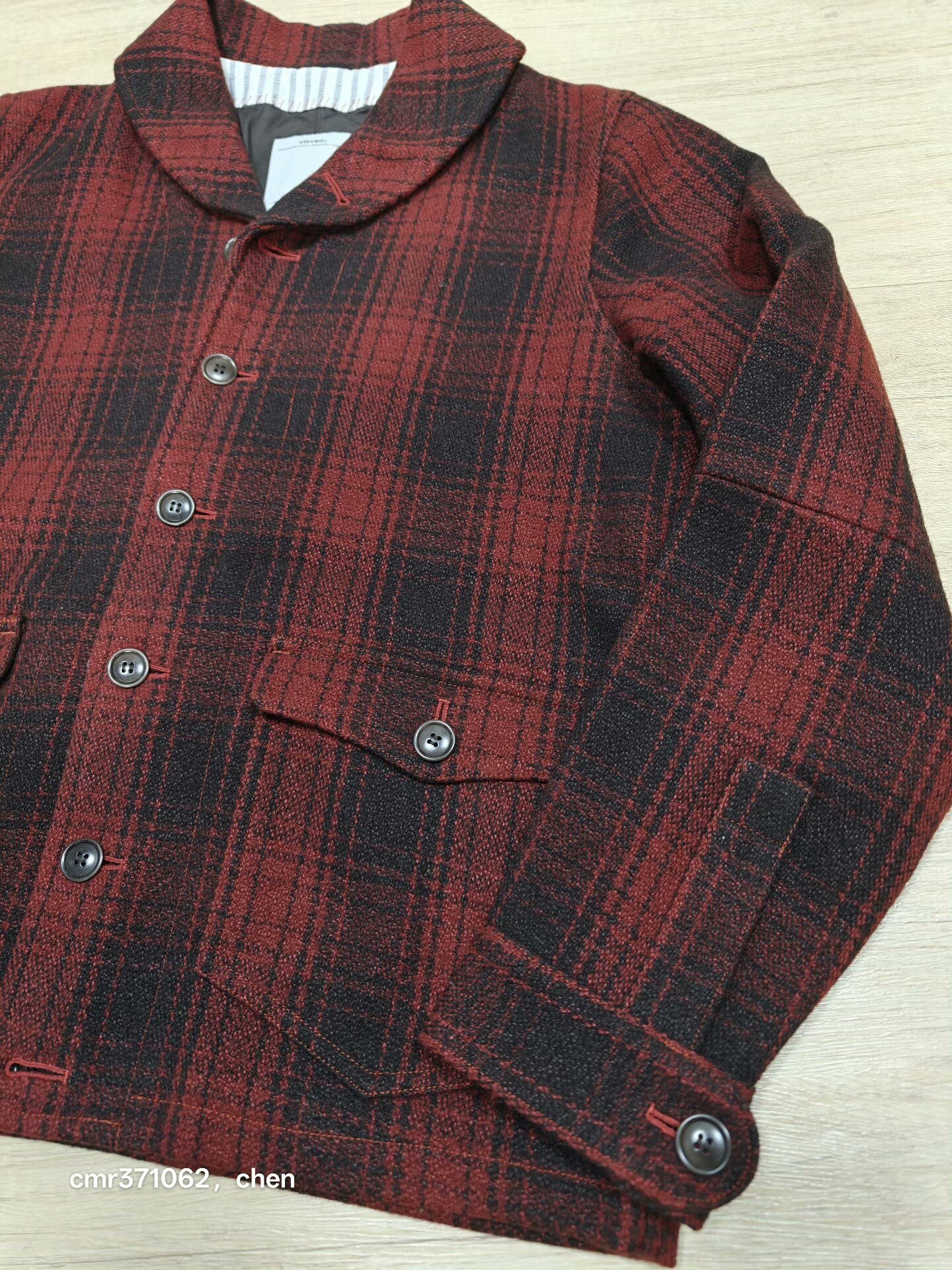 VISVIM 16AW MCKINLEY JKT BUFFALO CHECK — detail