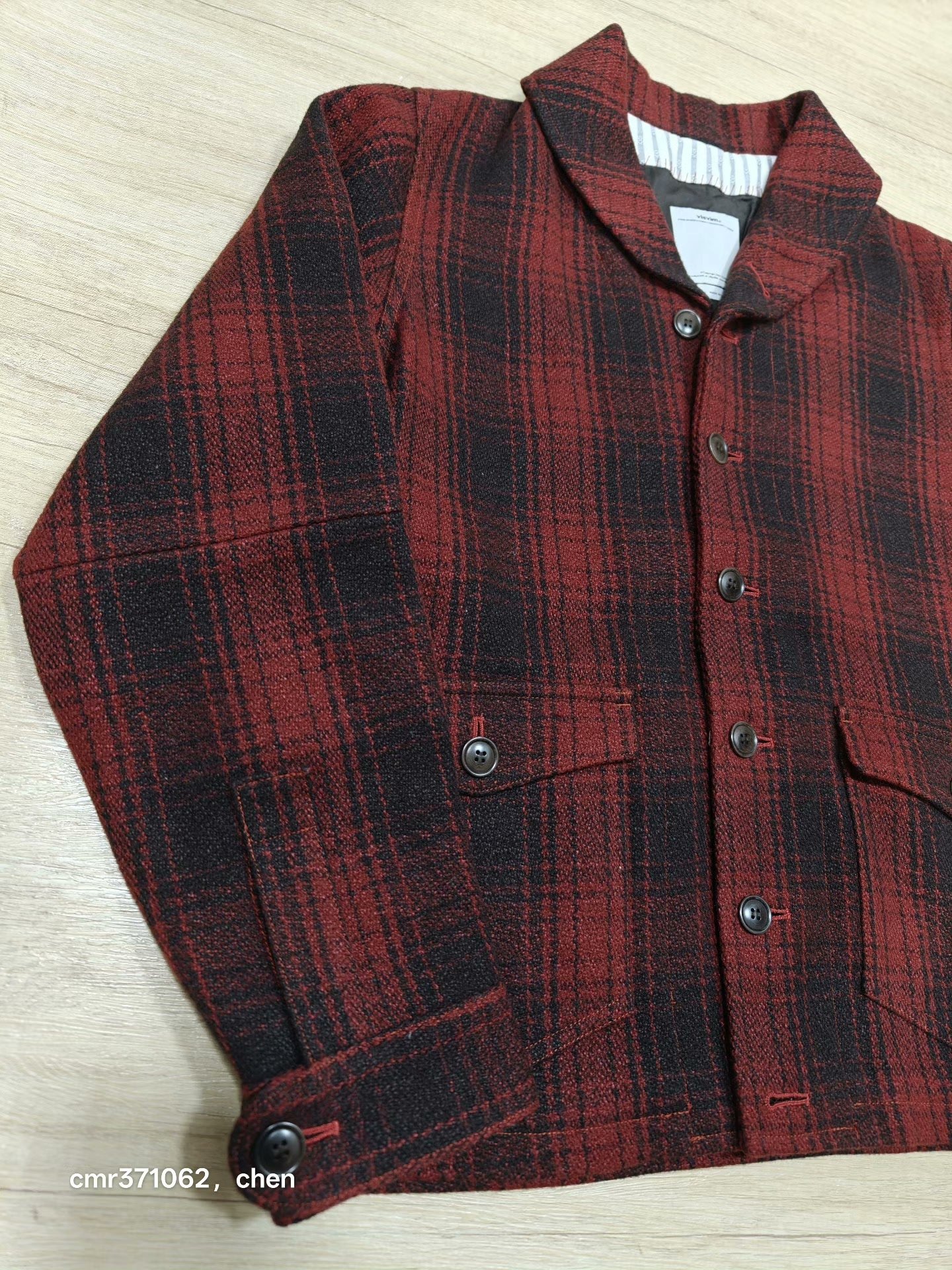 VISVIM 16AW MCKINLEY JKT BUFFALO CHECK — front