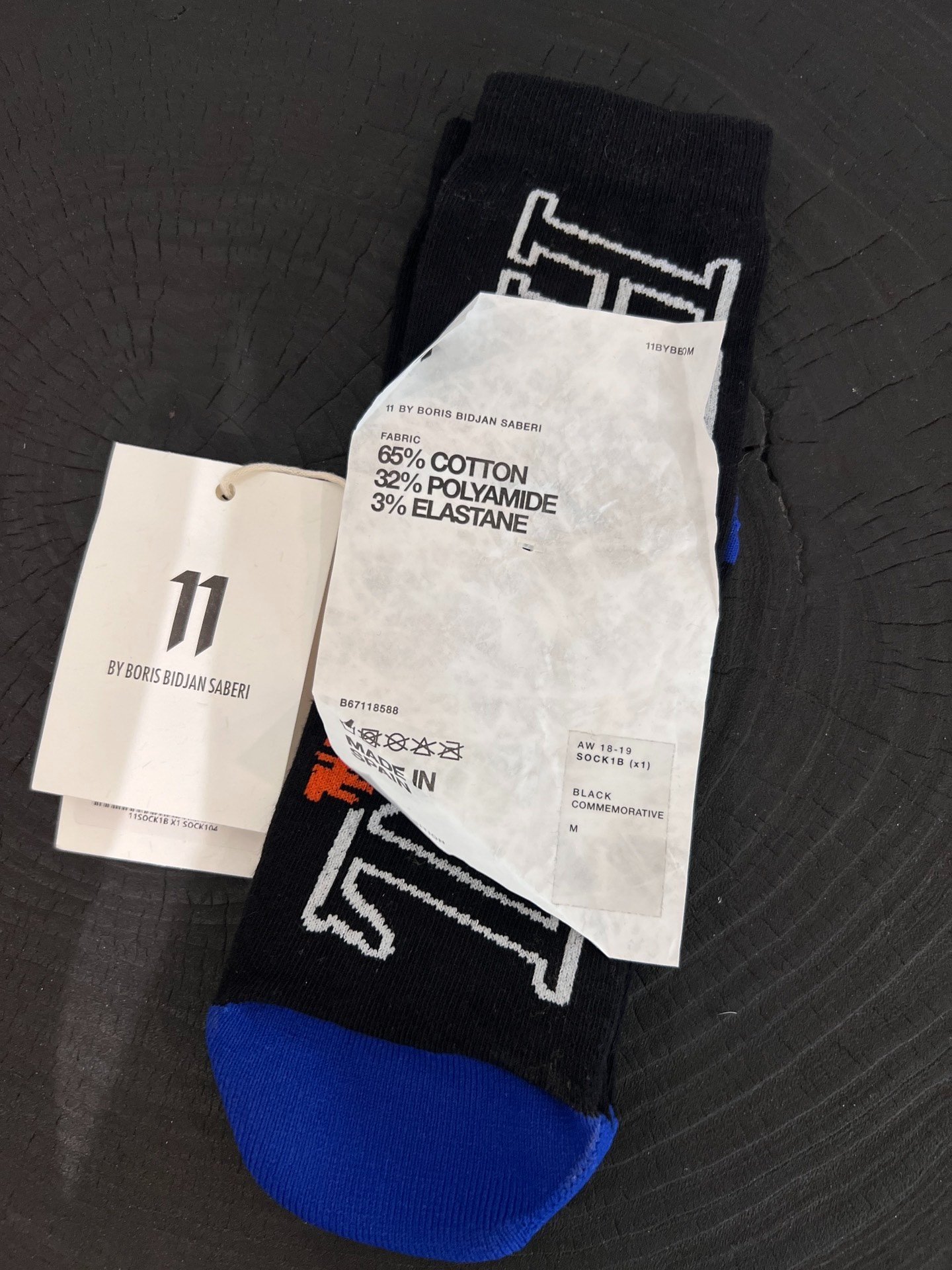 Boris Bidjan Saberi 11by BBS Long Socks — detail