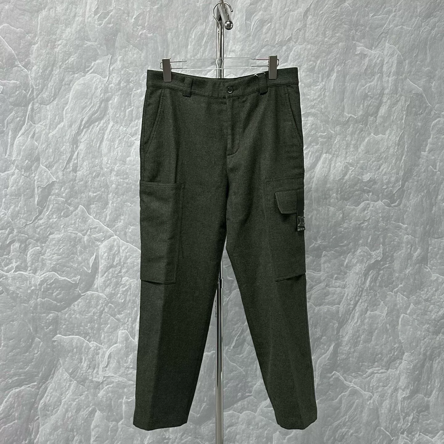 Louis Vuitton SS24 Logo Wool Cargo Pants