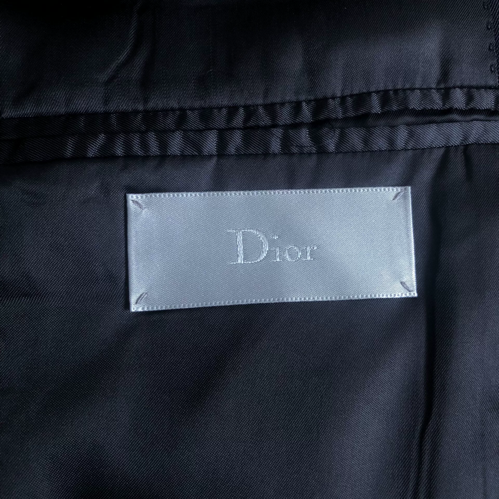 Dior Homme 16ss Blue Wool Suit — back