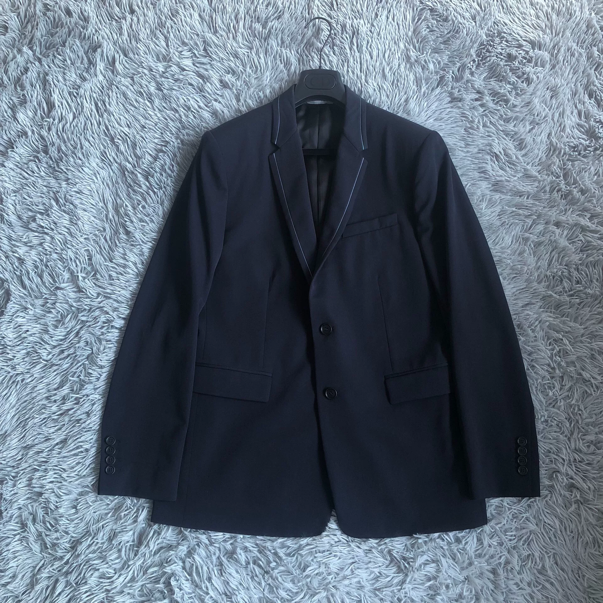 Dior Homme 16ss Blue Wool Suit — front