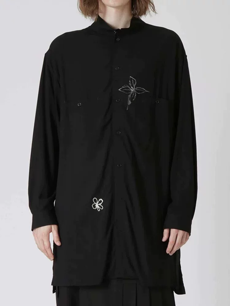 Yohji Yamamoto 23ss Floral Shirt — back