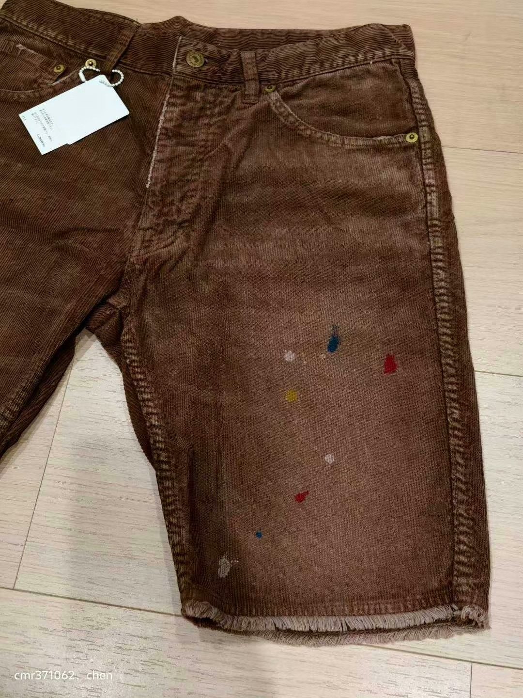 VISVIM 17SS FLUXUS 03 Cut-Offs Slub Cords — detail