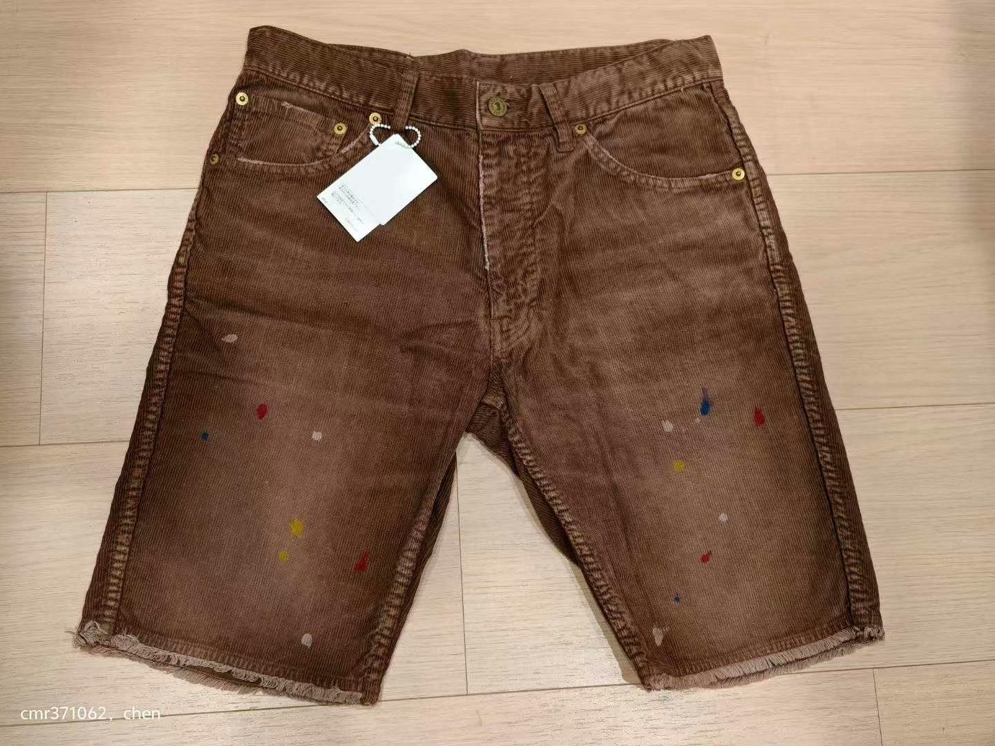 VISVIM 17SS FLUXUS 03 Cut-Offs Slub Cords
