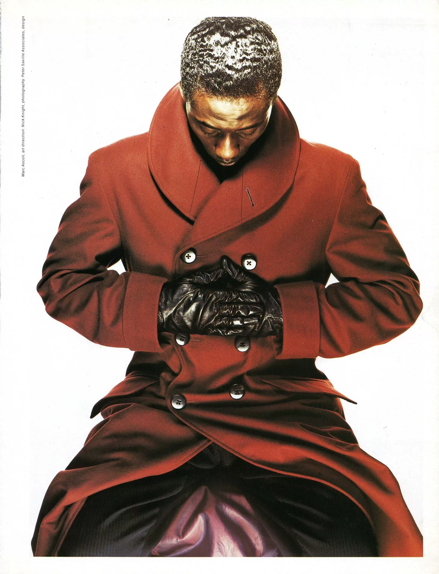Yohji Yamamoto 88AW Archive Coat — label