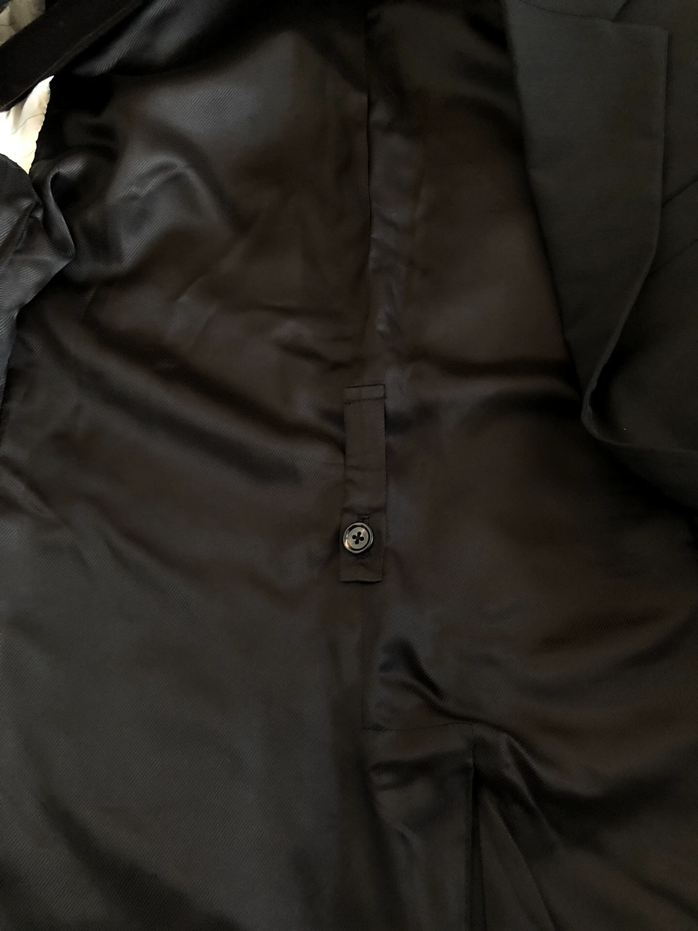 Bottega Veneta Gold Button Wool Blazer — label