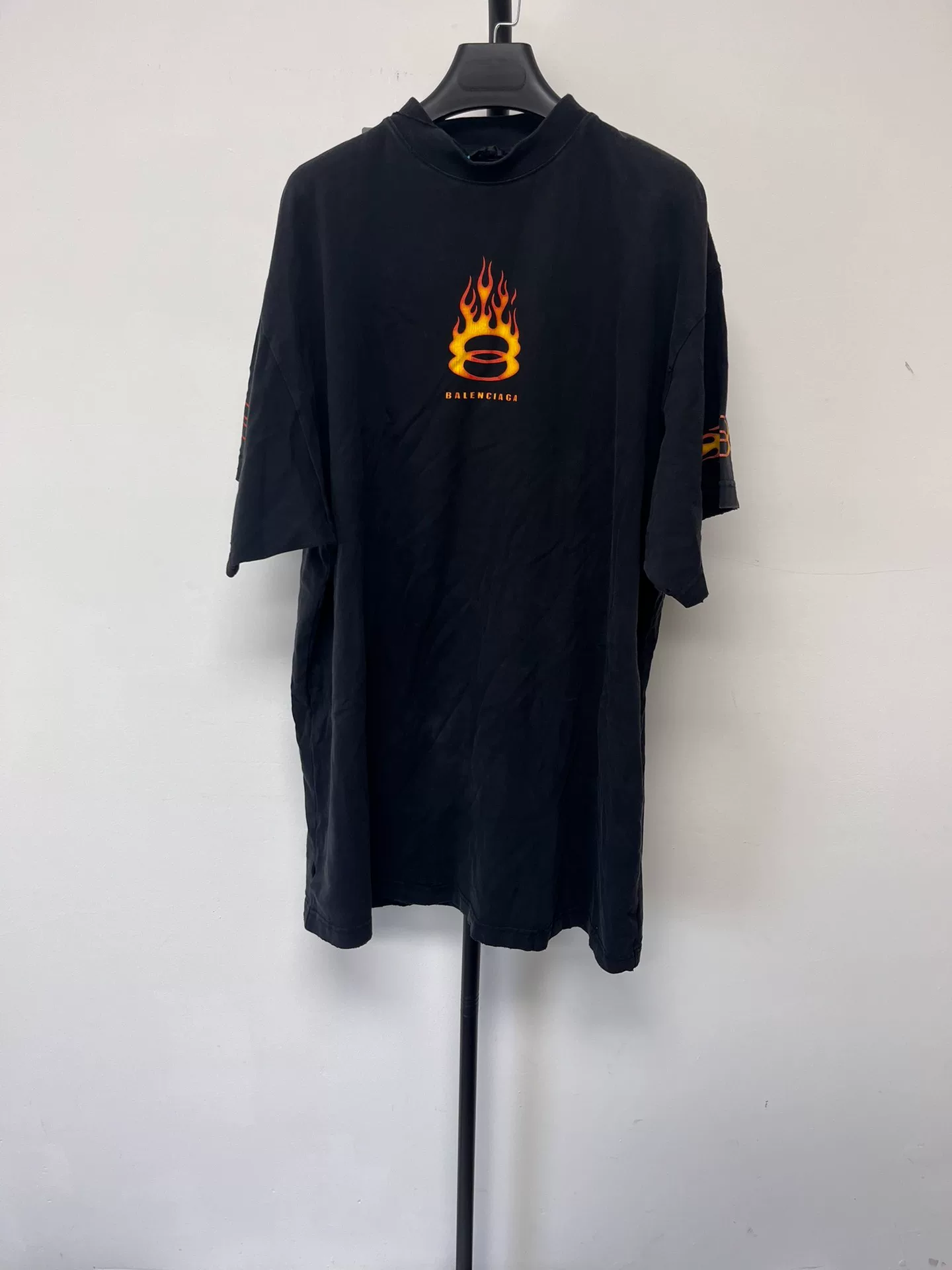 Balenciaga Double Ring Flame T-Shirt