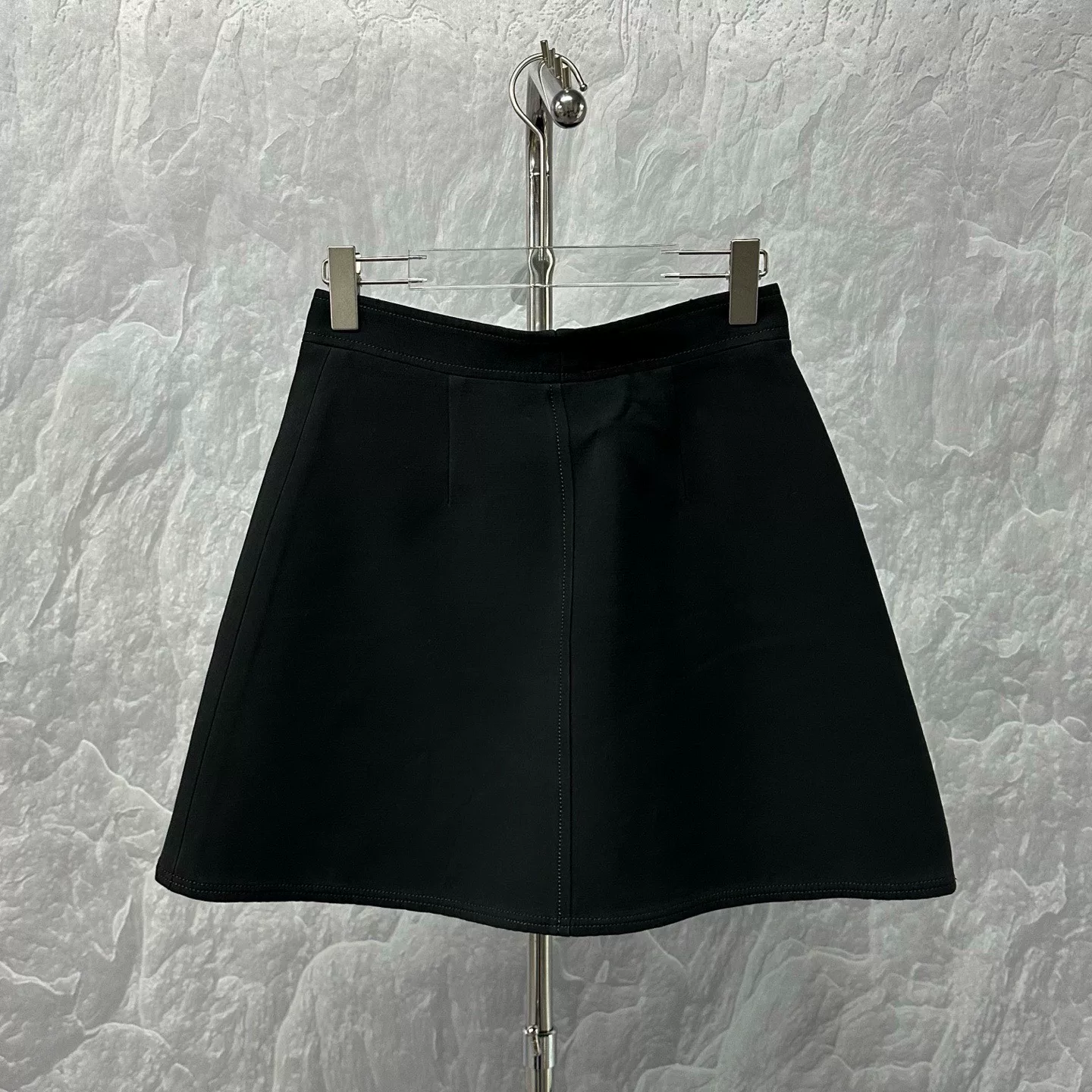 Louis Vuitton Wool Wrap Skirt — label