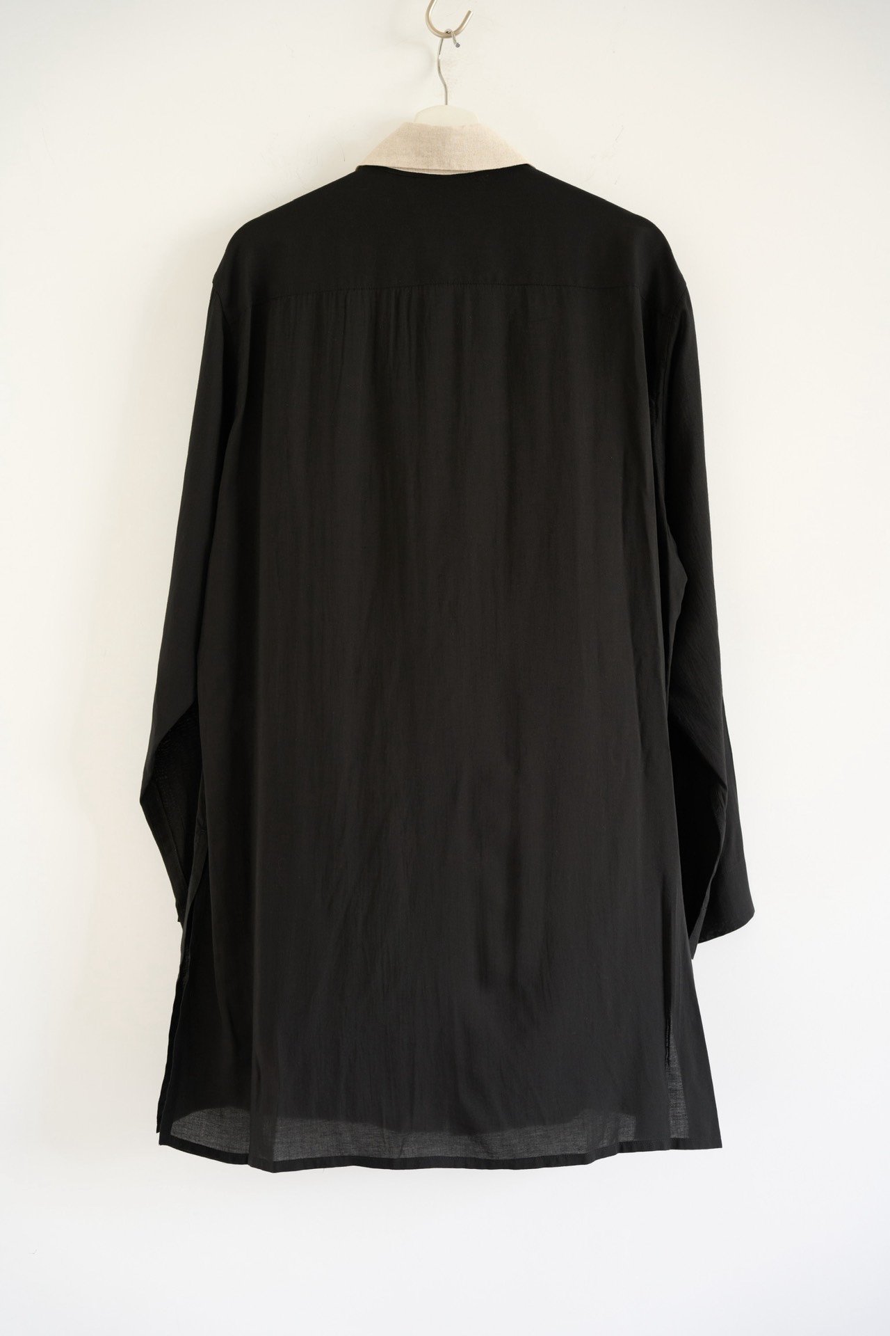 Yohji Yamamoto 22SS Detachable Collar Shirt — front