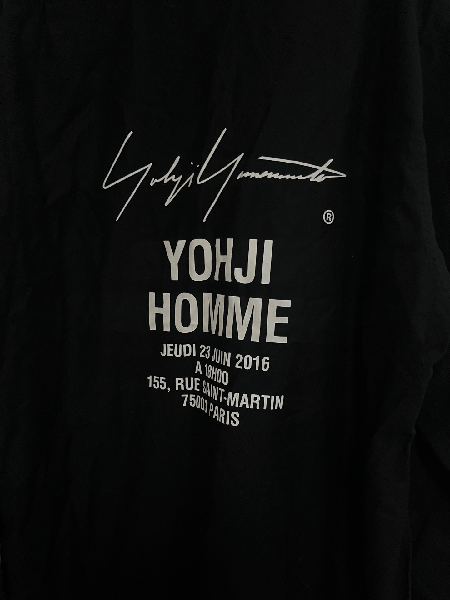 Yohji Yamamoto 17SS Long Coat — front
